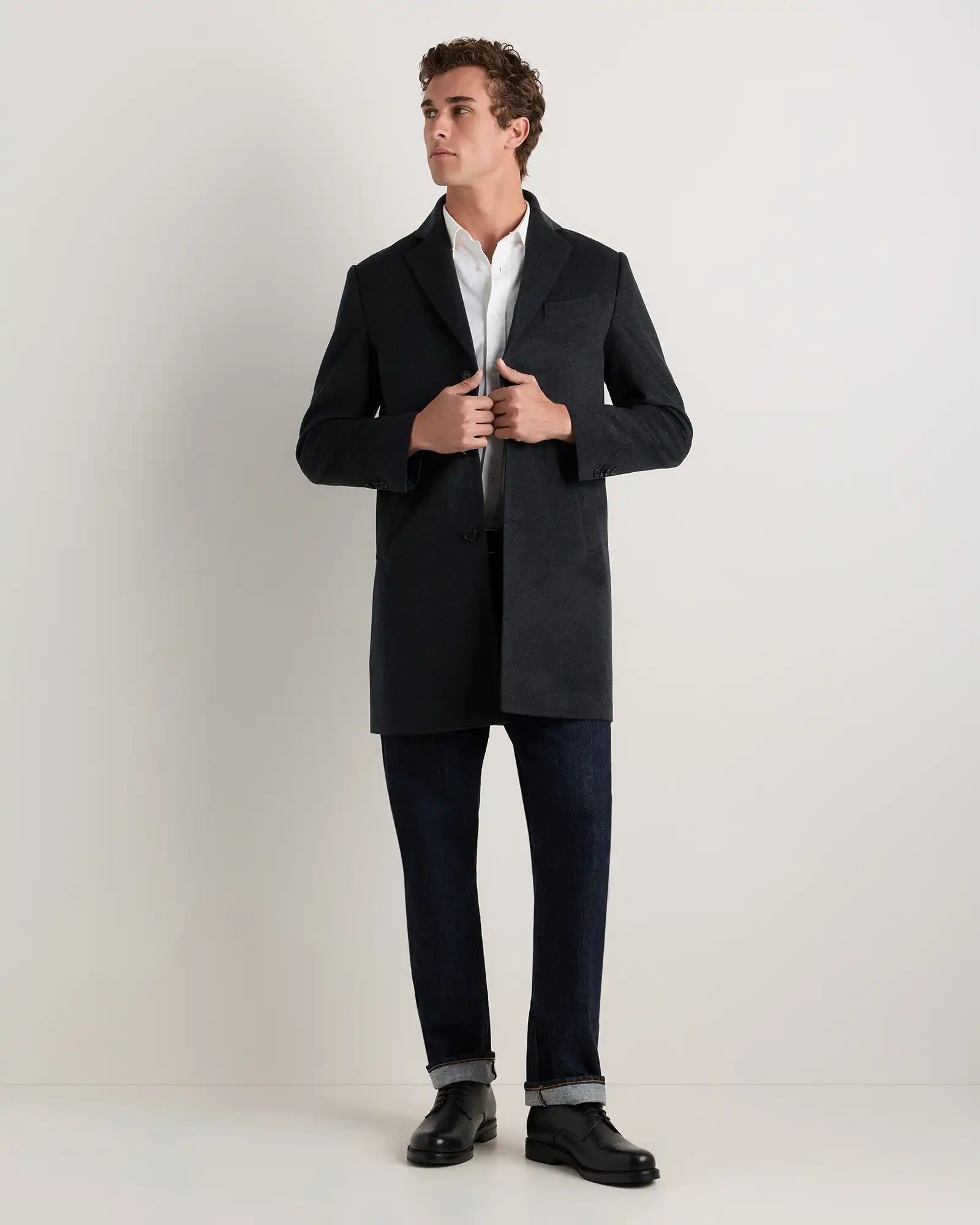 100% Mongolian Cashmere Car Coat