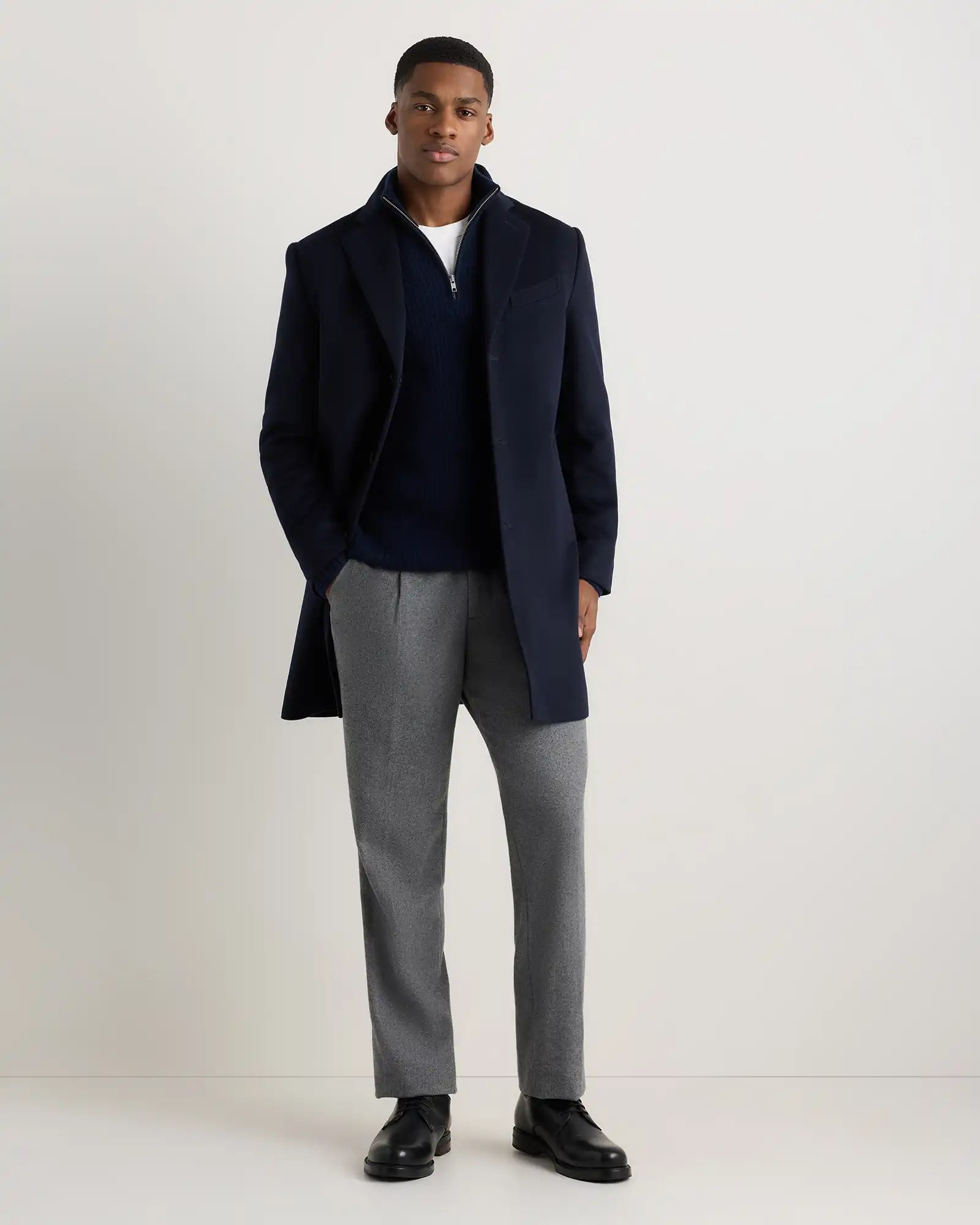 100% Mongolian Cashmere Car Coat