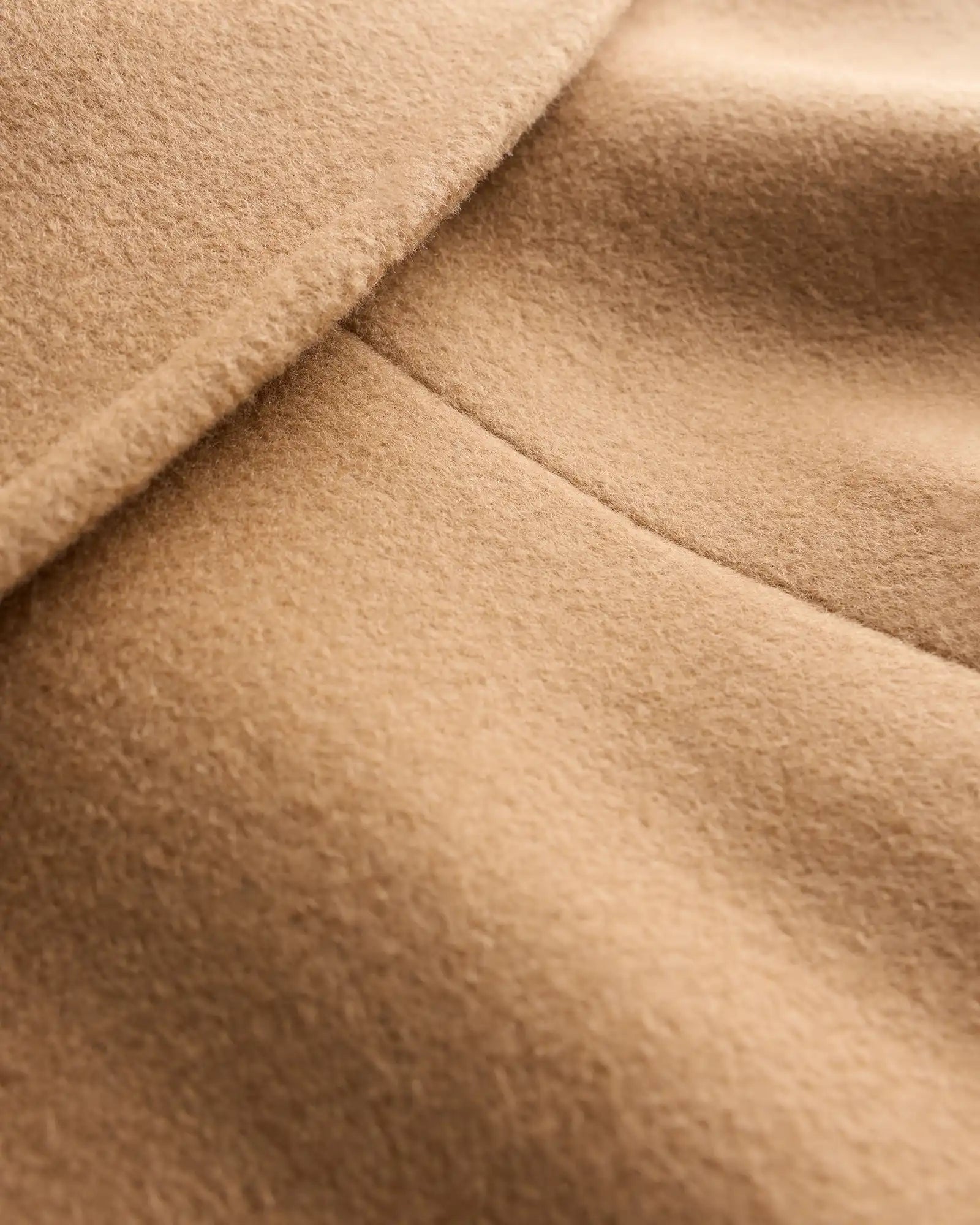 Wool Cashmere Double-Breasted Officer Topcoat