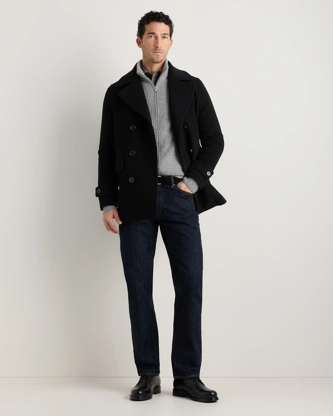 Wool Cashmere Peacoat
