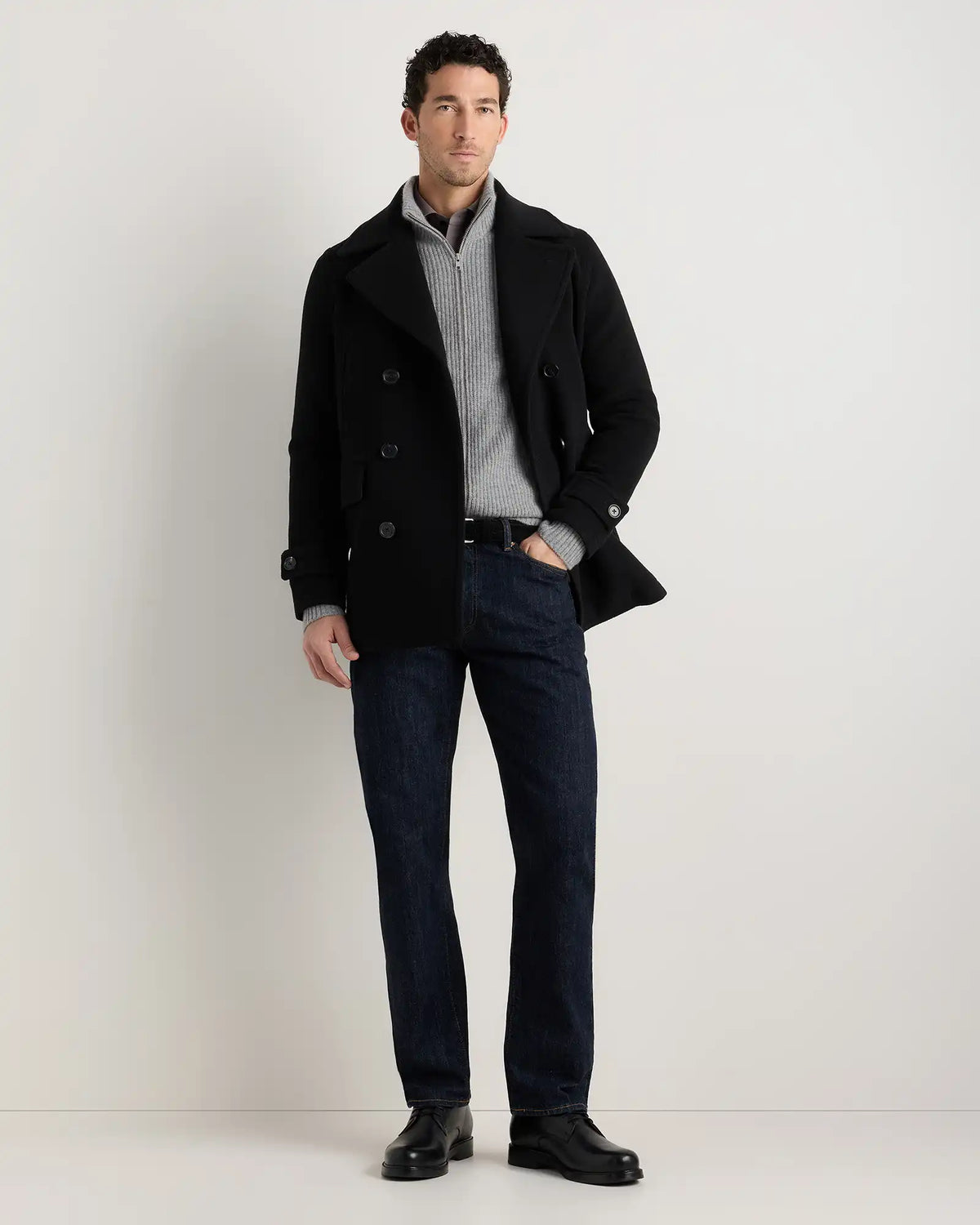 Wool Cashmere Peacoat