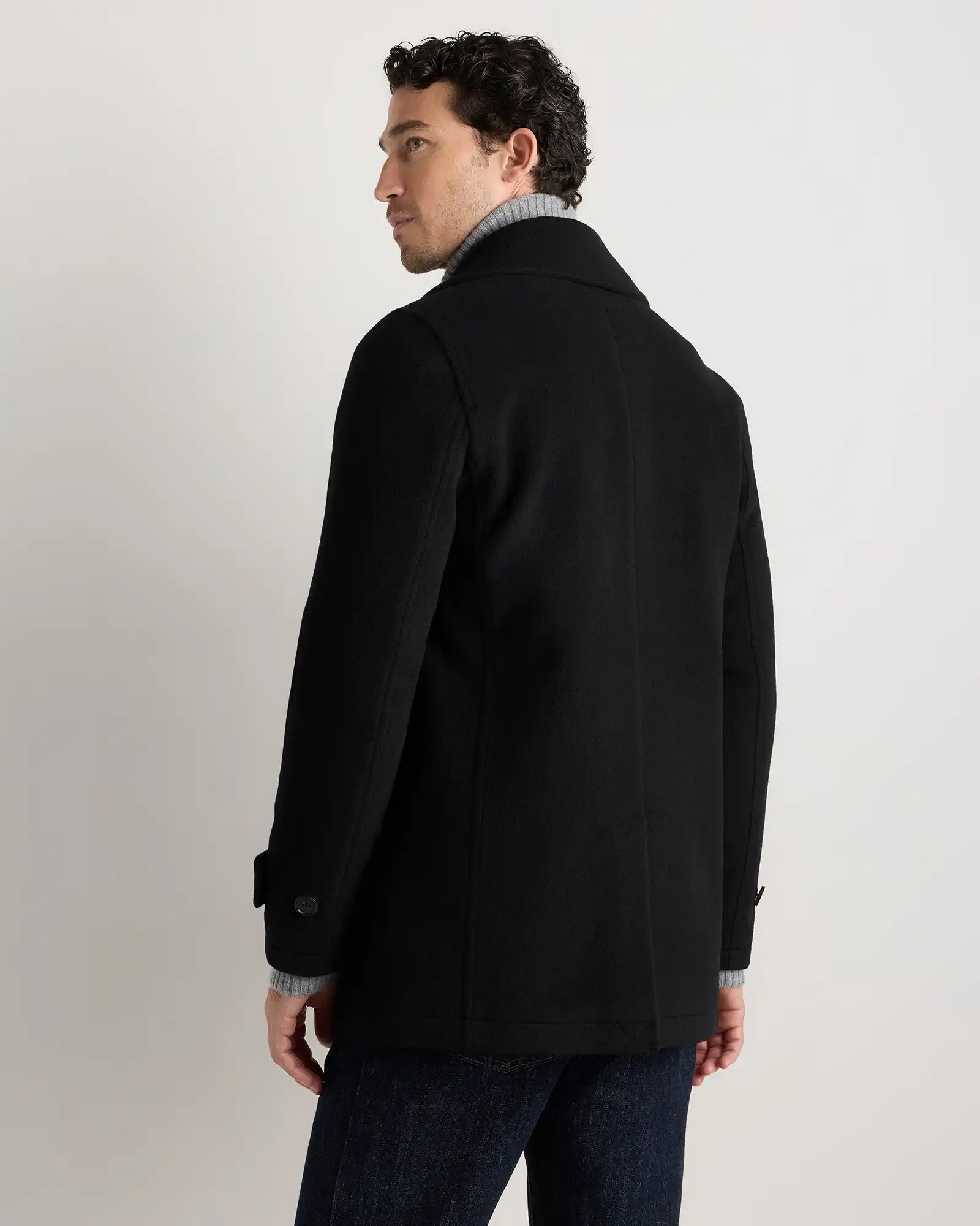 Wool Cashmere Peacoat