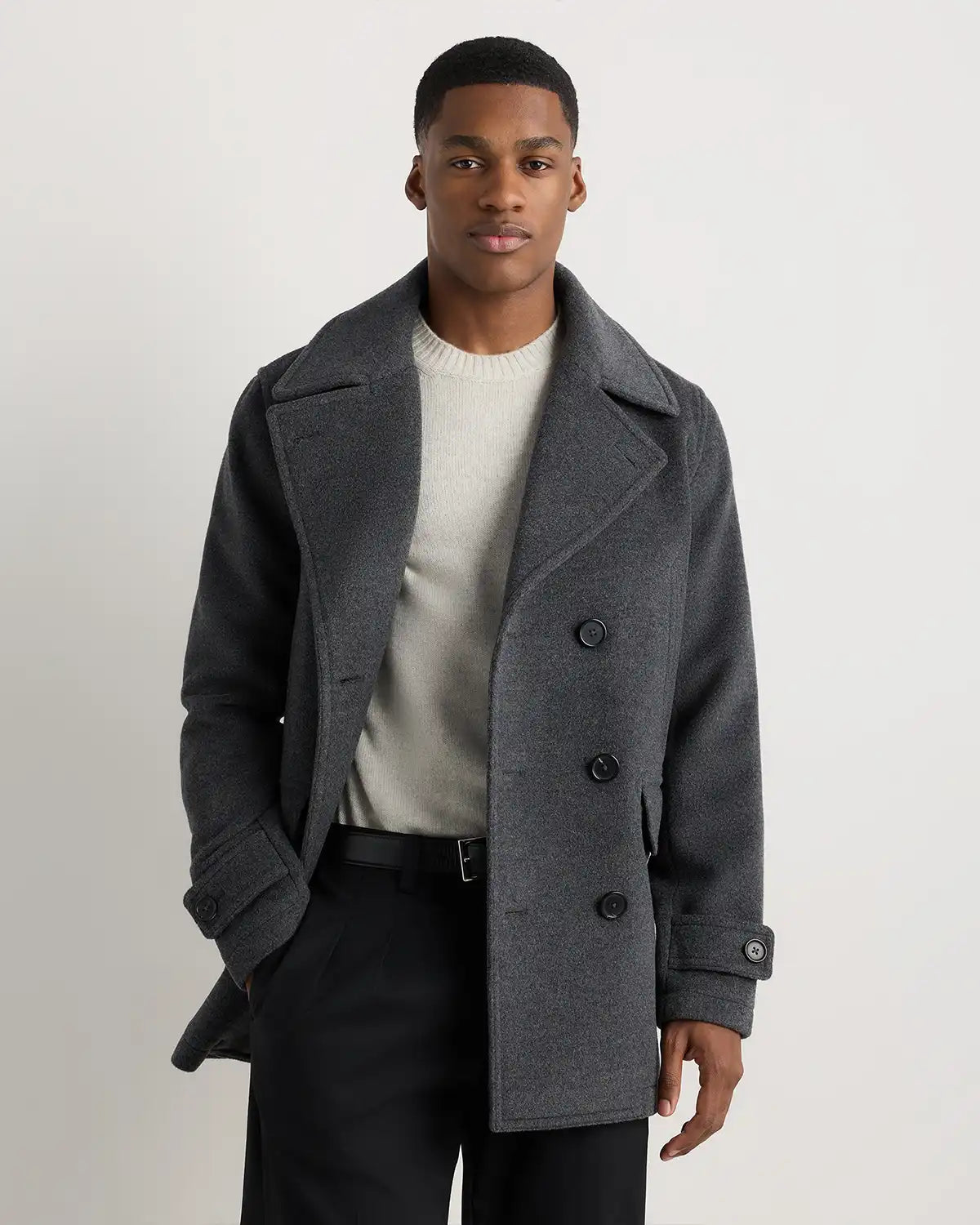 Wool Cashmere Peacoat