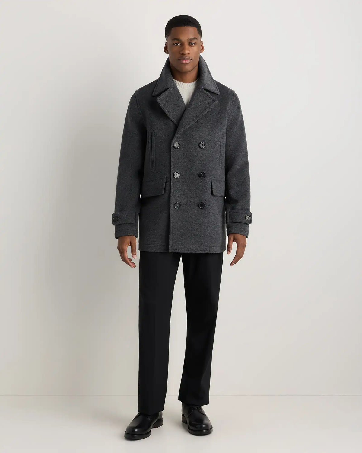 Wool Cashmere Peacoat