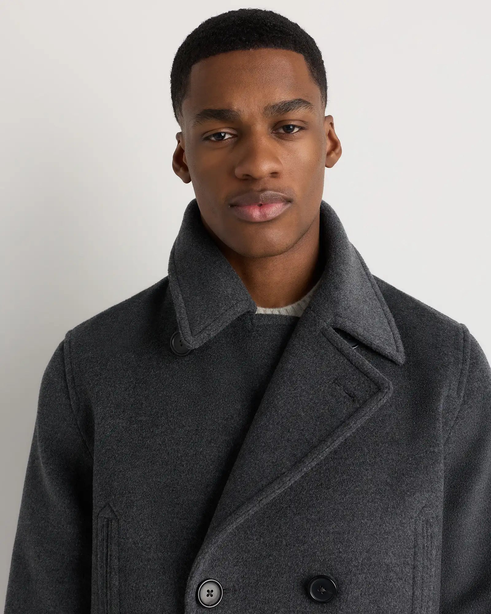 Wool Cashmere Peacoat