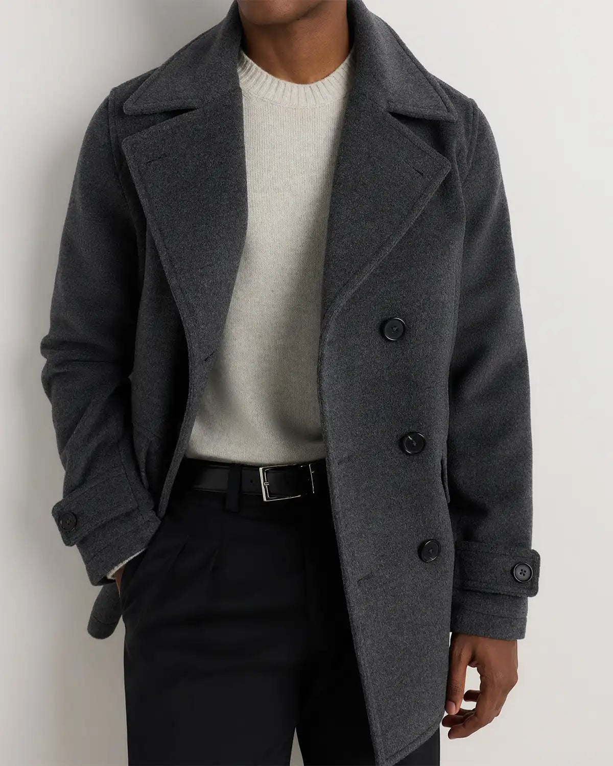 Wool Cashmere Peacoat