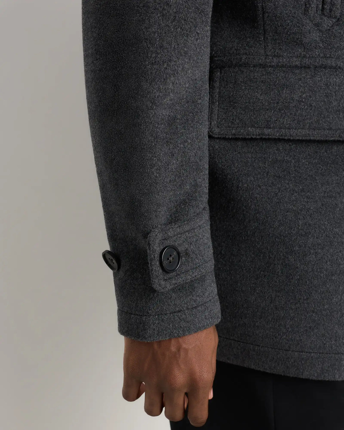 Wool Cashmere Peacoat