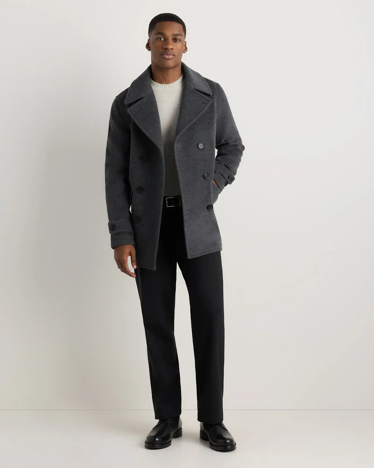 Wool Cashmere Peacoat
