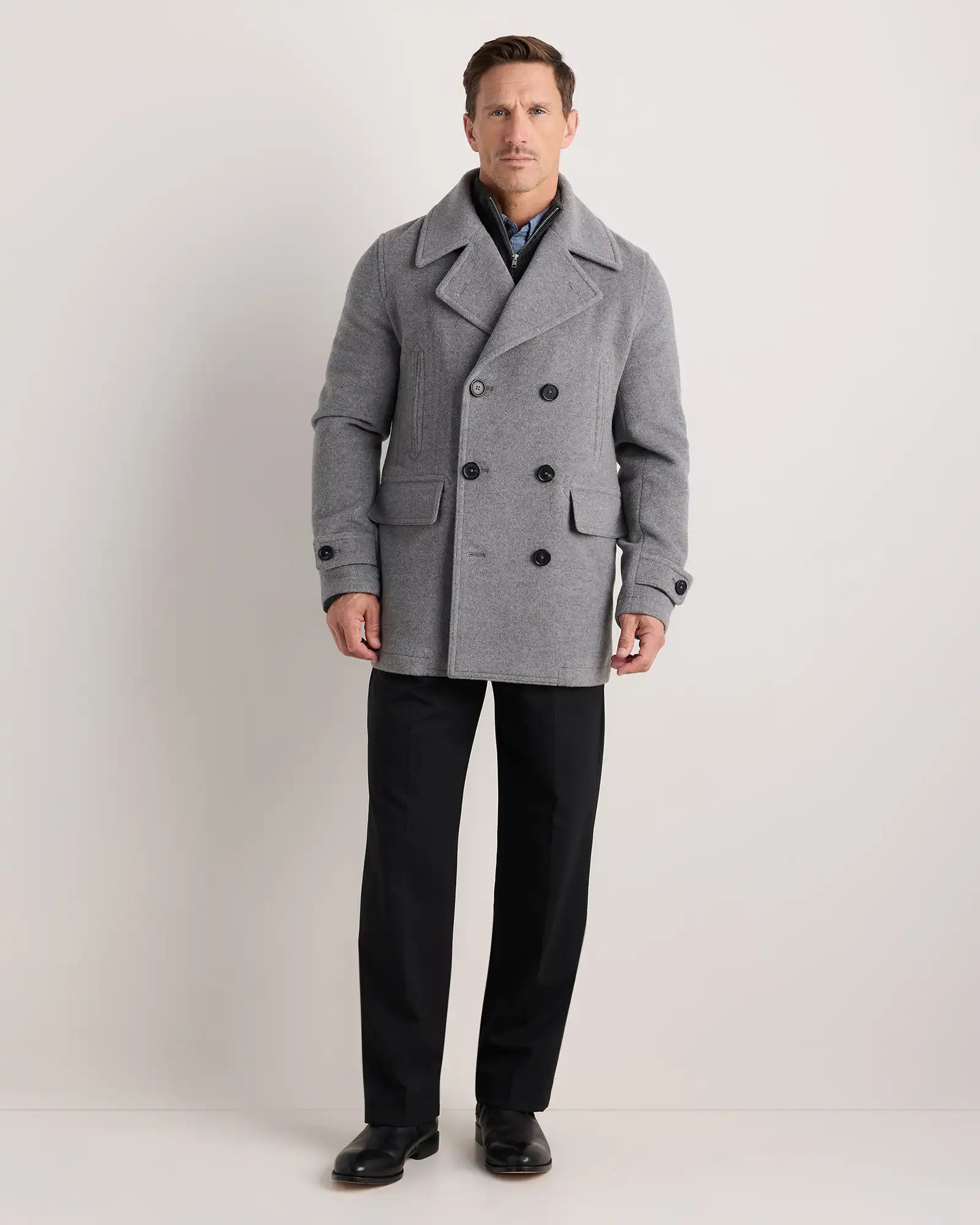 Wool Cashmere Peacoat