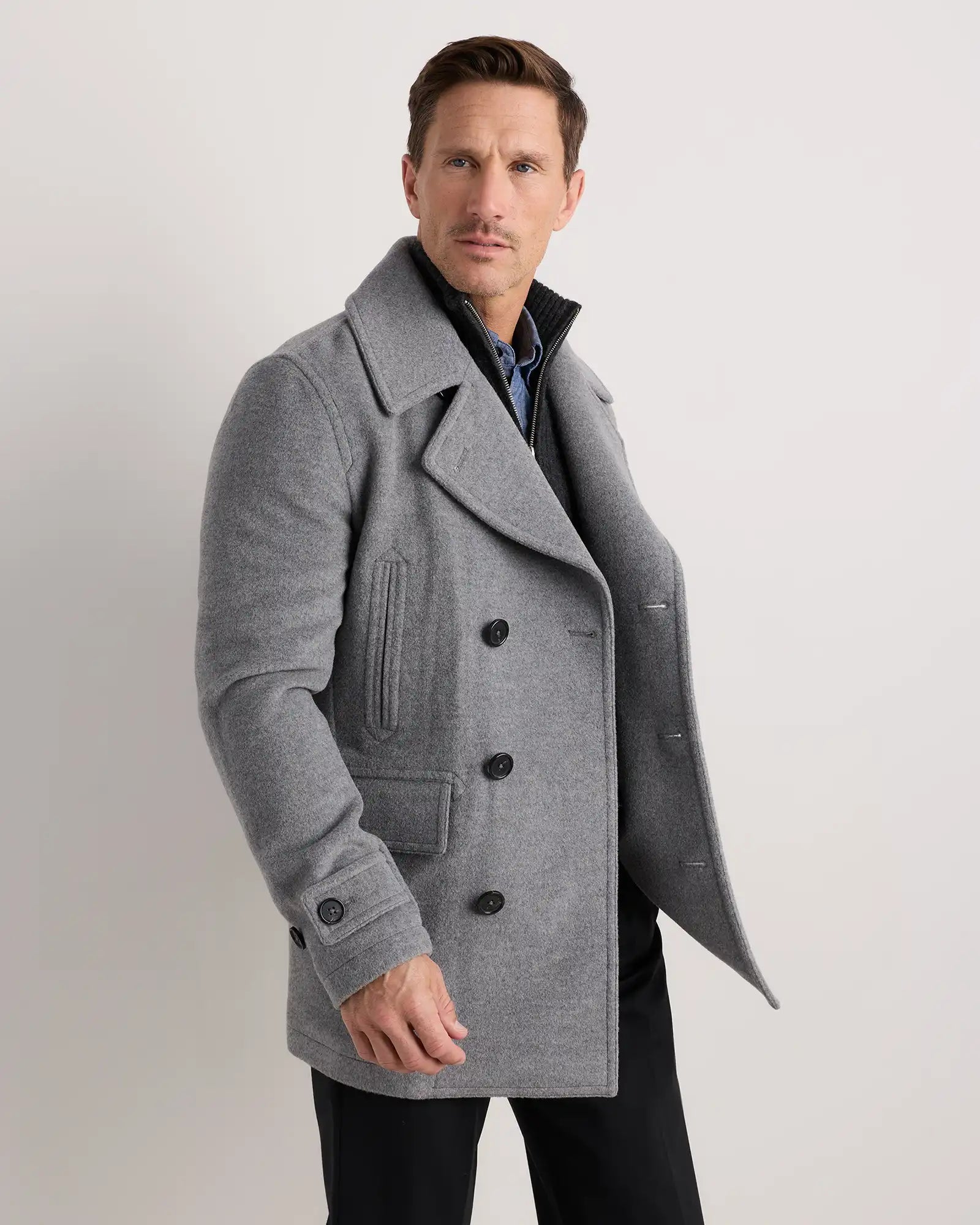 Wool Cashmere Peacoat