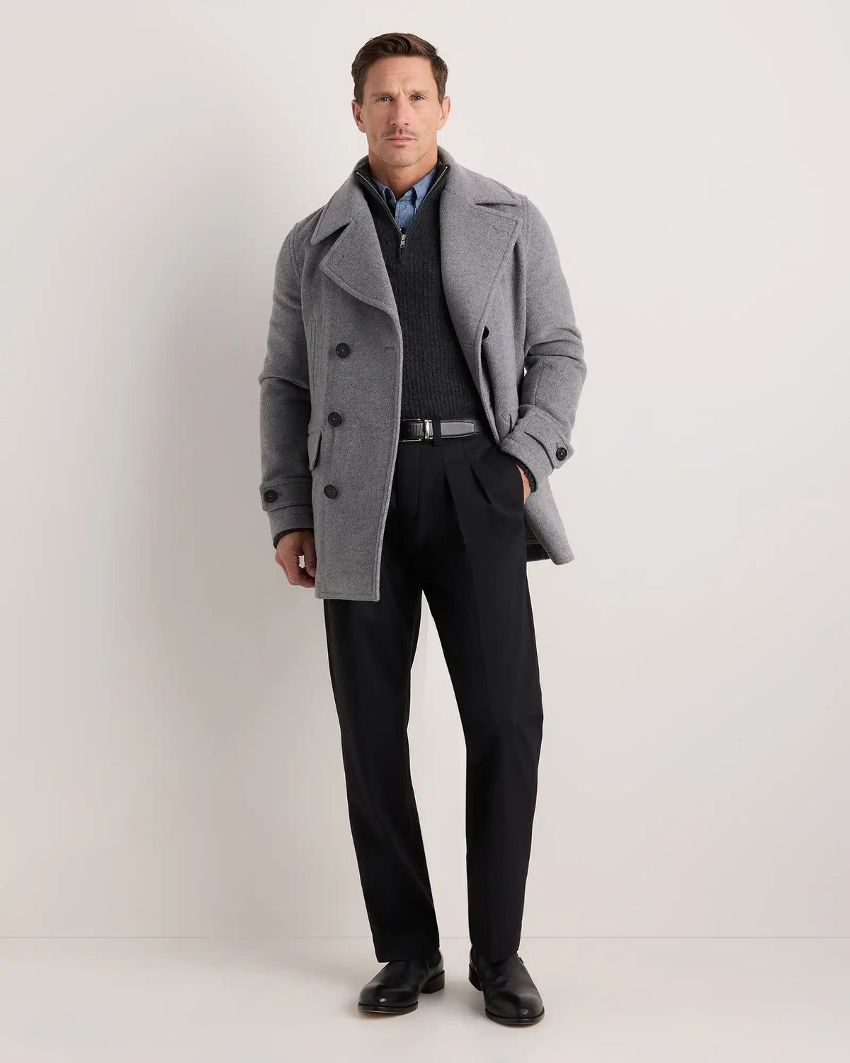 Wool Cashmere Peacoat