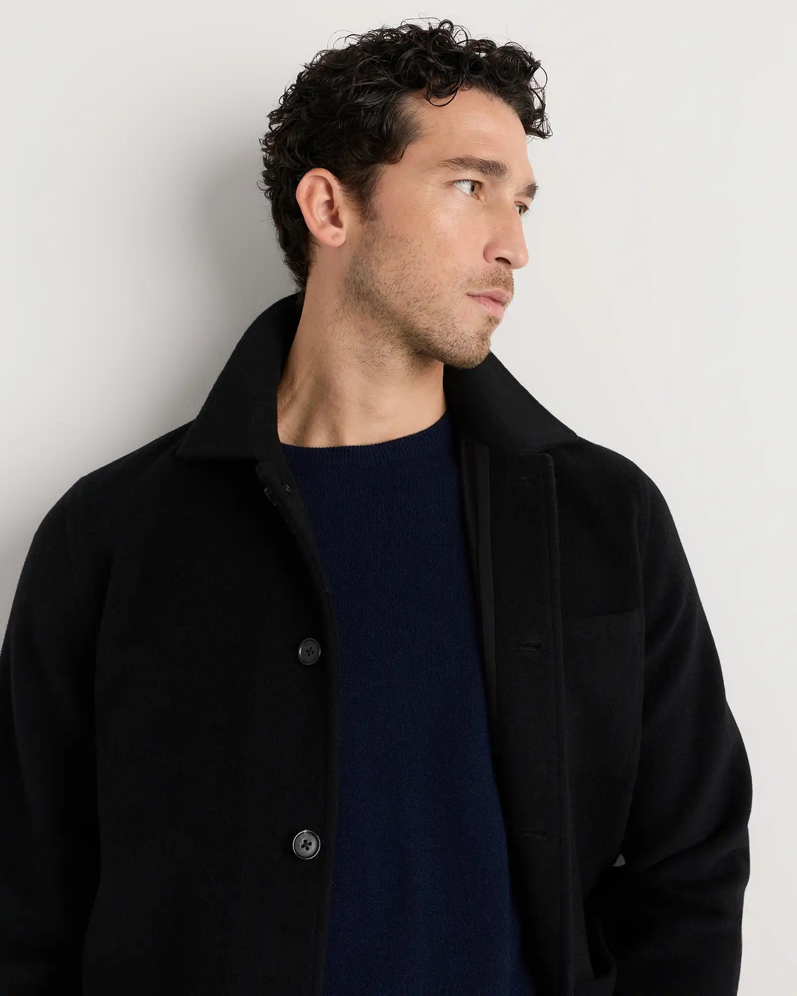 Wool Cashmere Chore Jacket