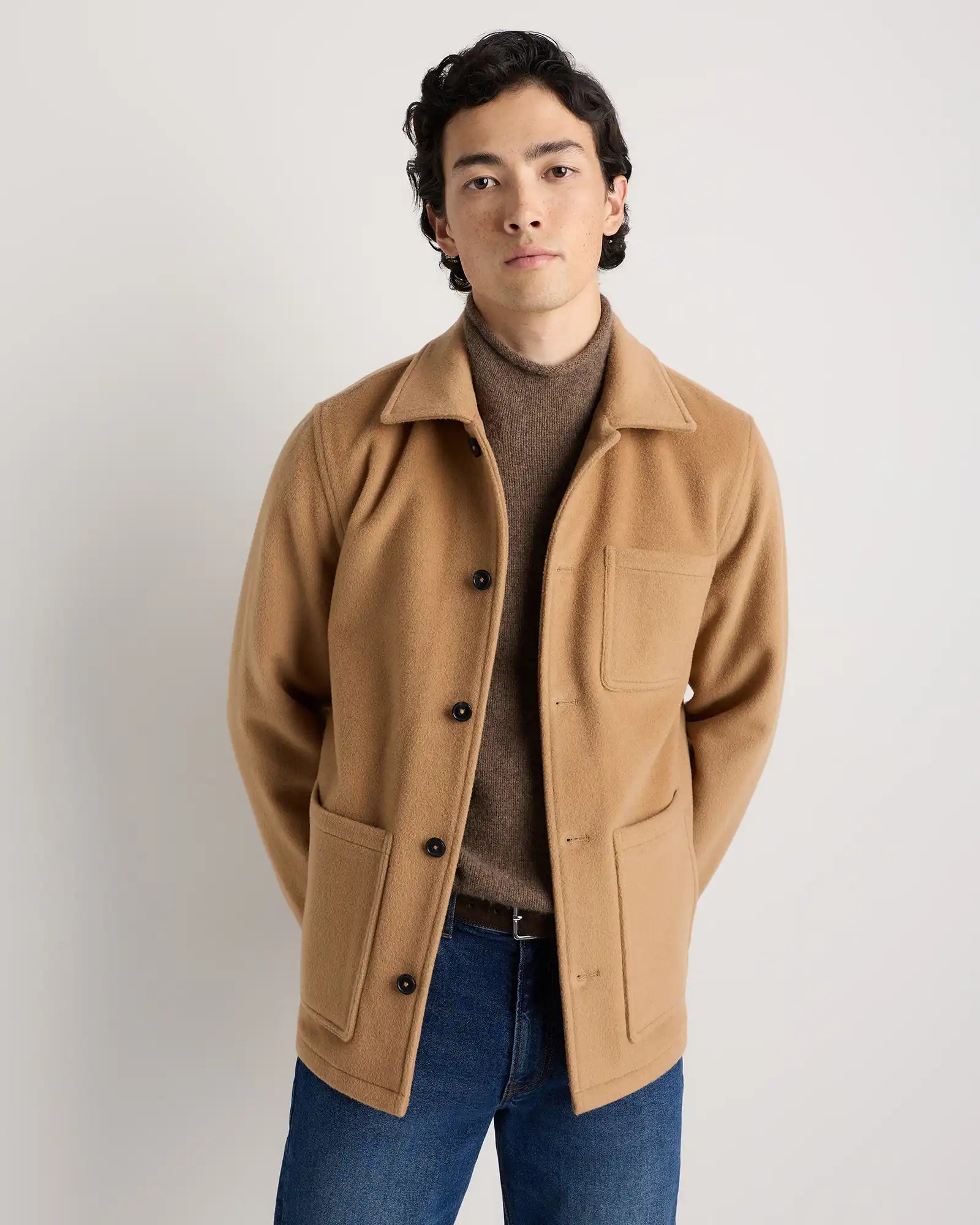Wool Cashmere Chore Jacket