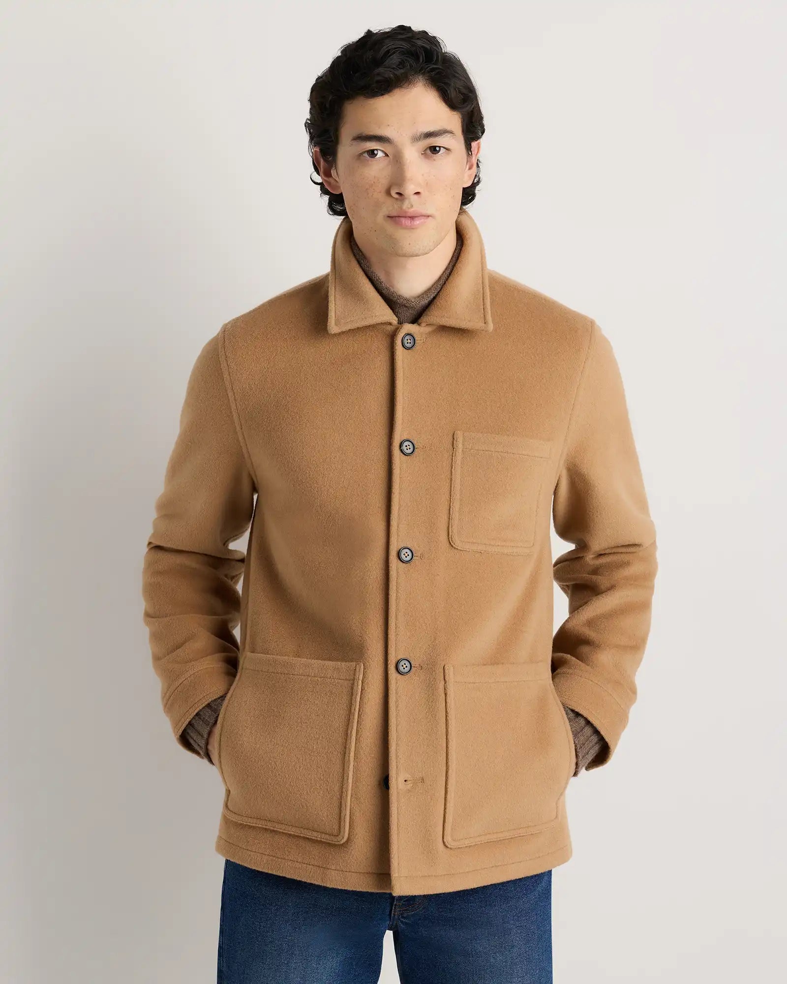 Wool Cashmere Chore Jacket