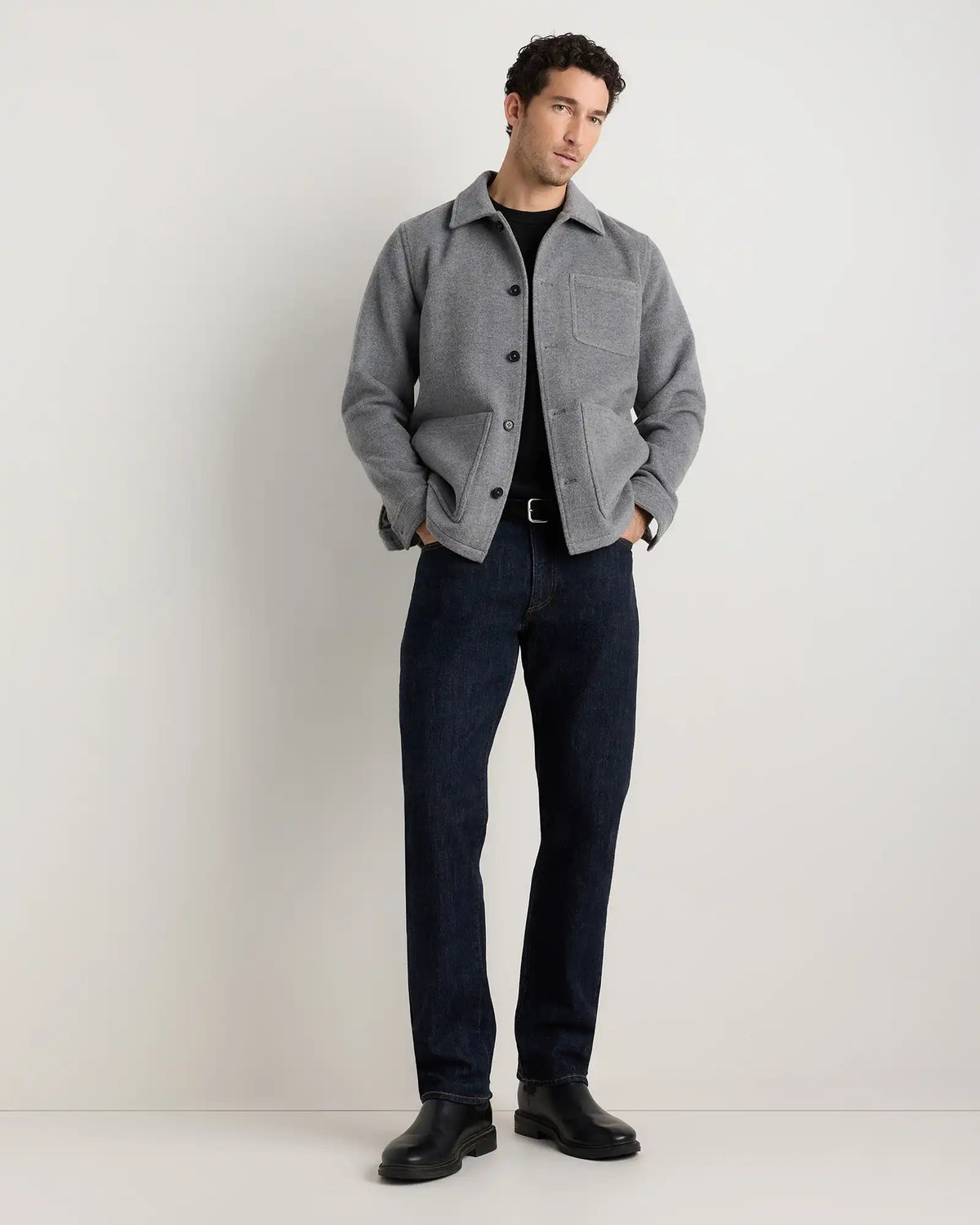 Wool Cashmere Chore Jacket