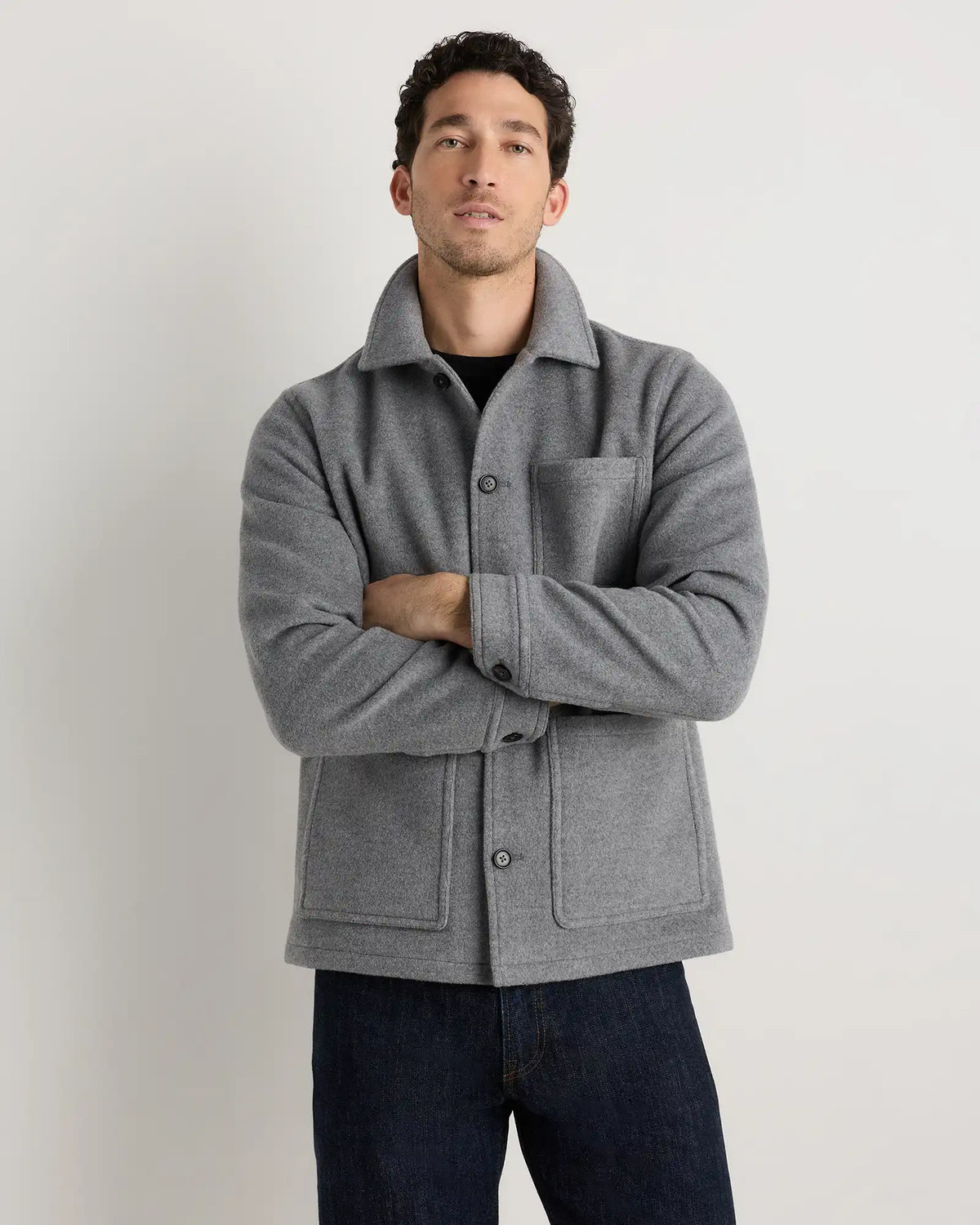 Wool Cashmere Chore Jacket