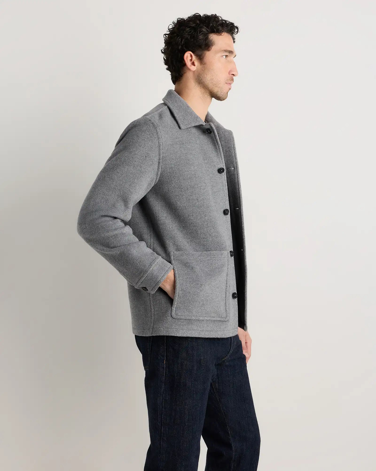 Wool Cashmere Chore Jacket