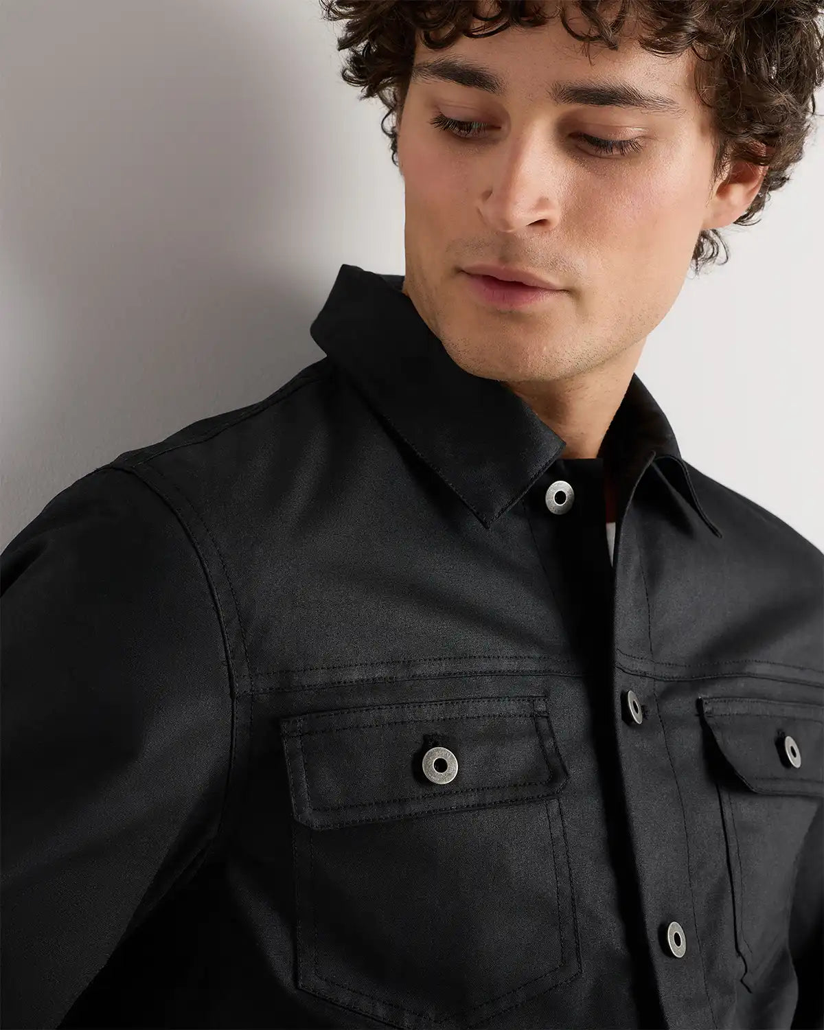 Organic Waxed Canvas Trucker Jacket