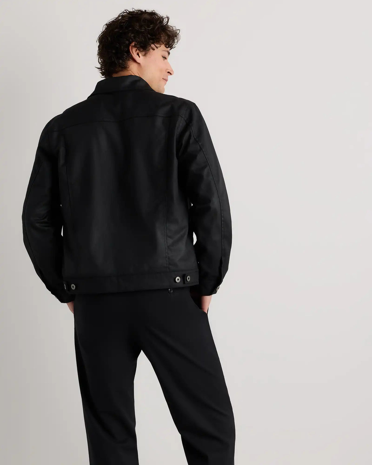 Organic Waxed Canvas Trucker Jacket