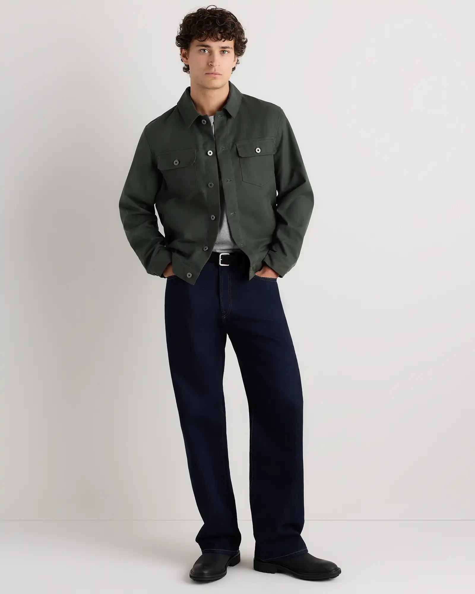 Organic Waxed Canvas Trucker Jacket