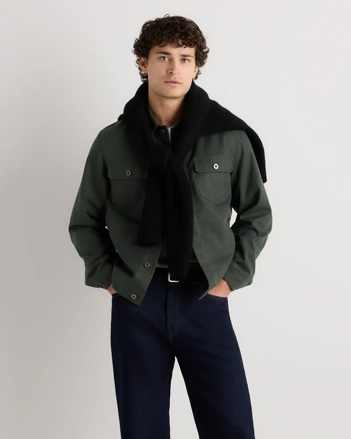 Organic Waxed Canvas Trucker Jacket