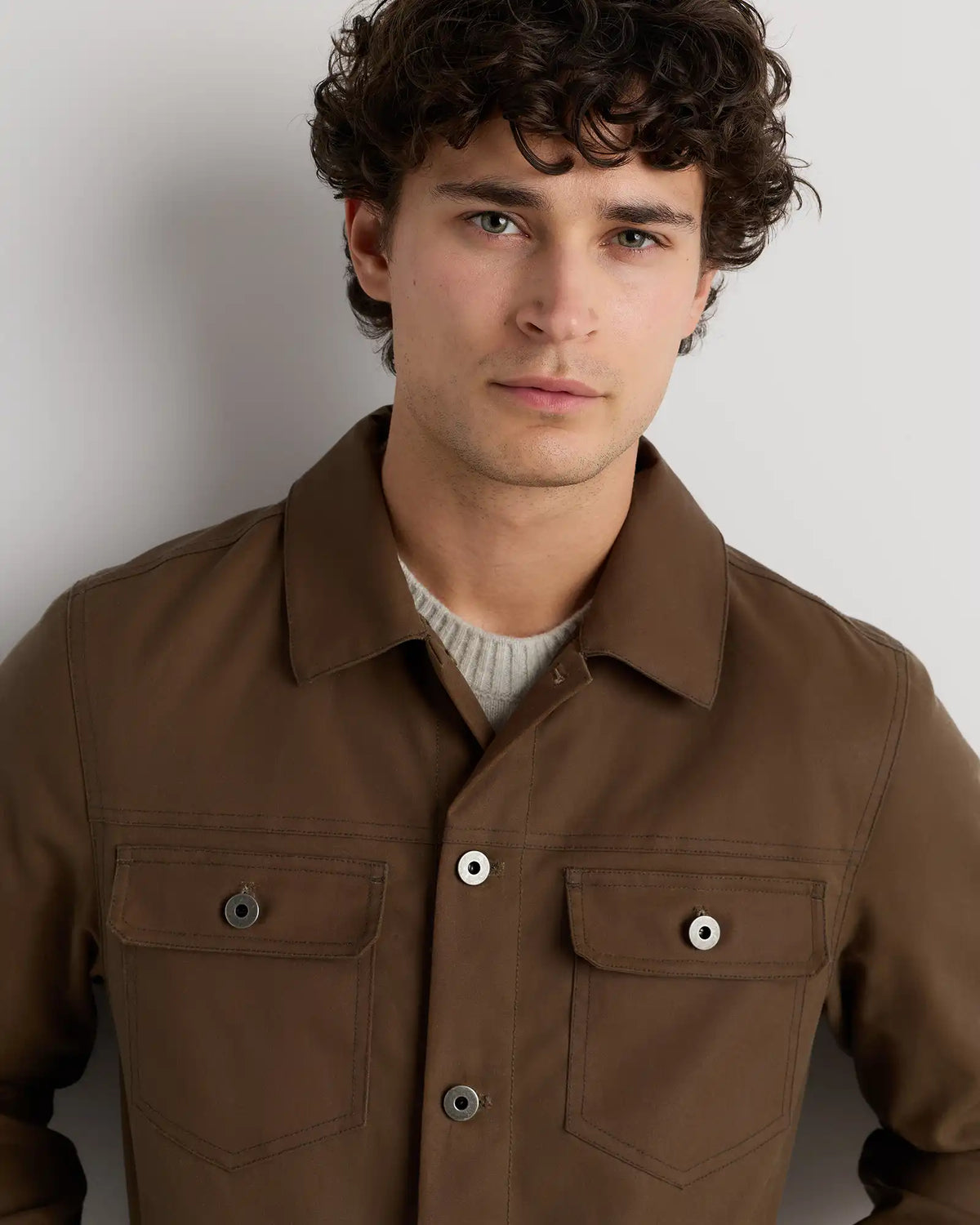 Organic Waxed Canvas Trucker Jacket