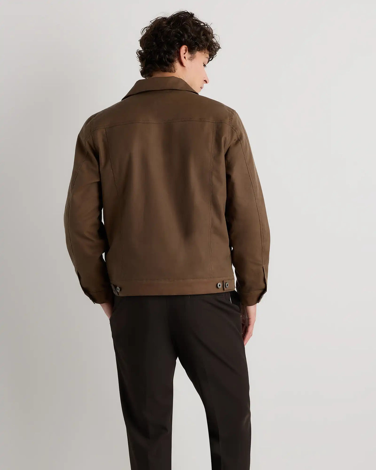 Organic Waxed Canvas Trucker Jacket
