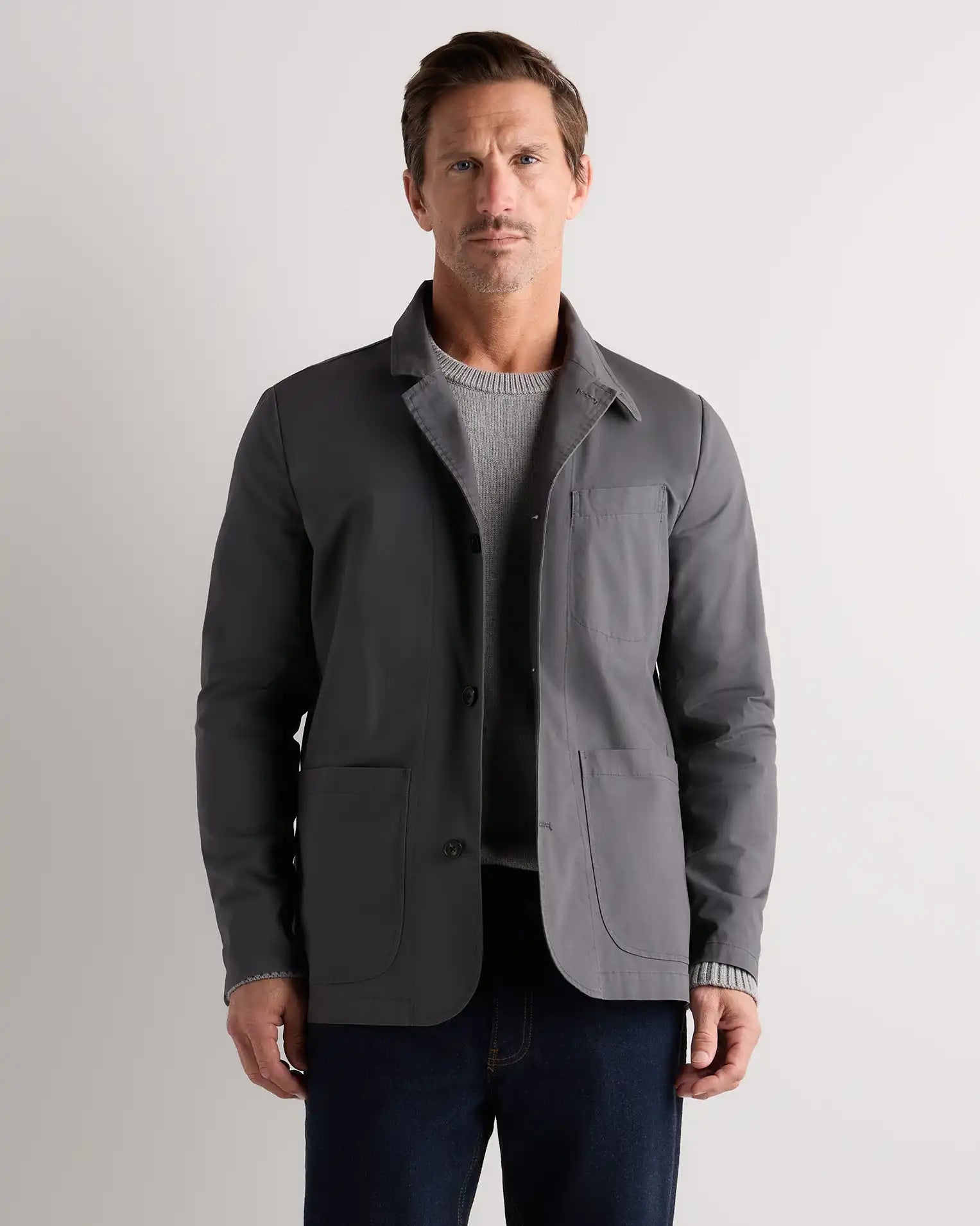 Organic Twill Unstructured Blazer