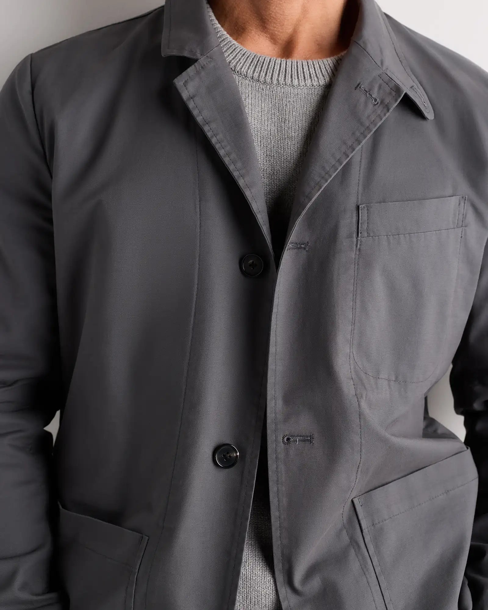 Organic Twill Unstructured Blazer