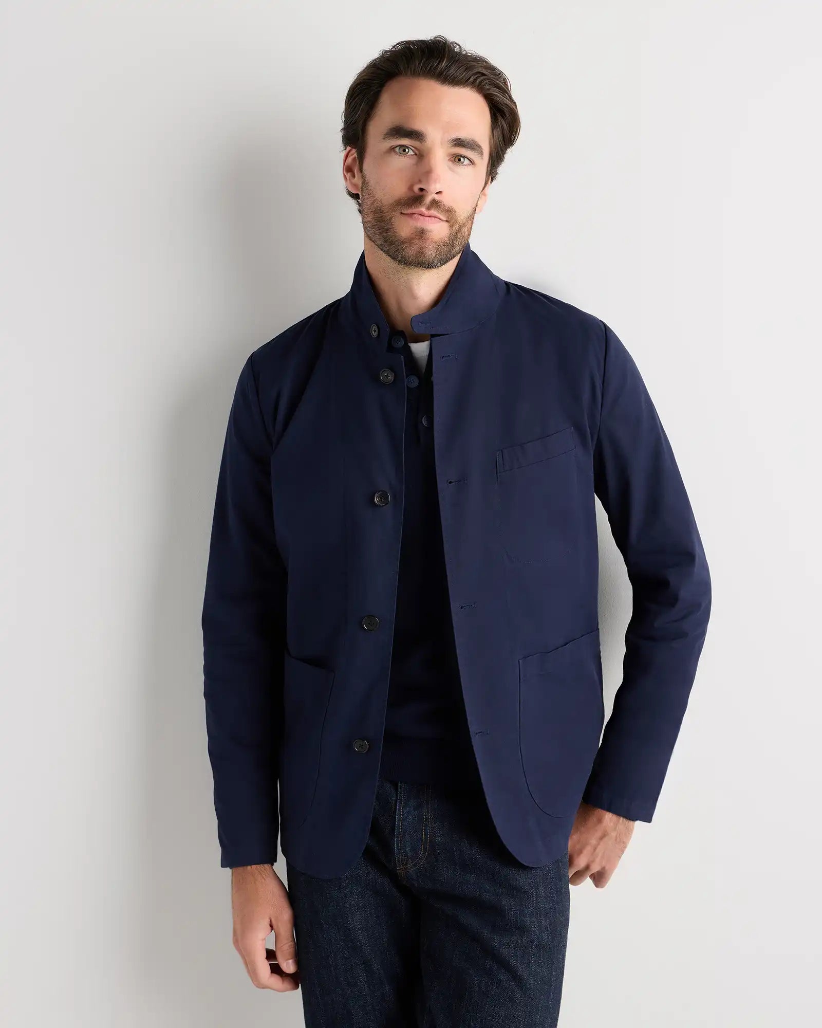 Organic Twill Unstructured Blazer