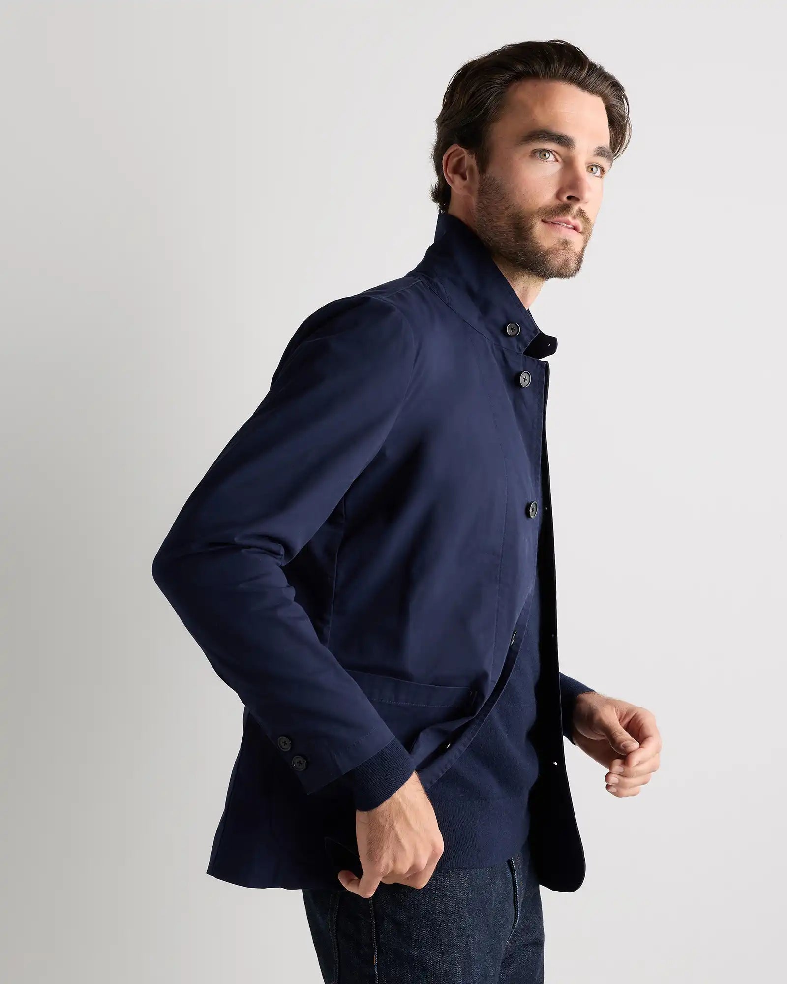 Organic Twill Unstructured Blazer