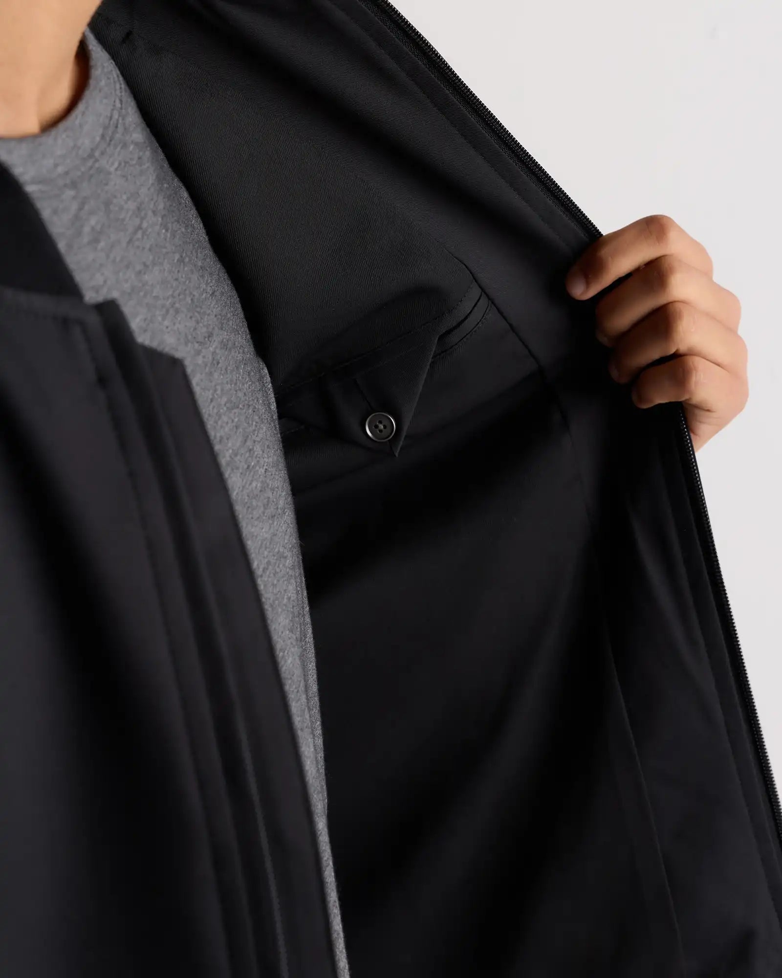 Water-Resistant Flex Bomber Jacket