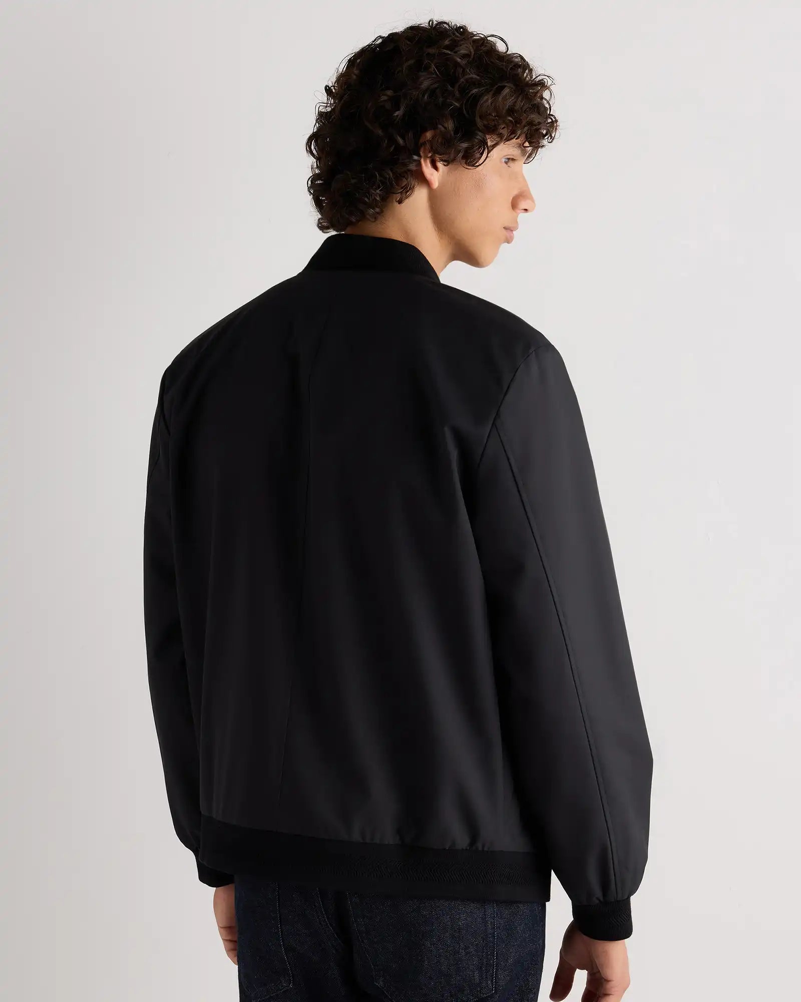 Water-Resistant Flex Bomber Jacket