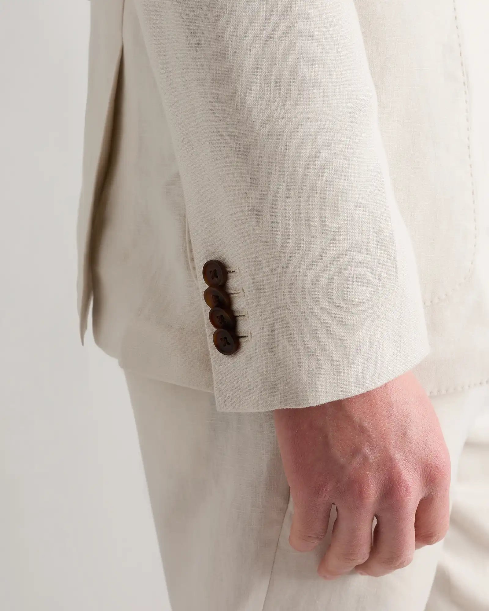 100% European Linen Tailored Blazer