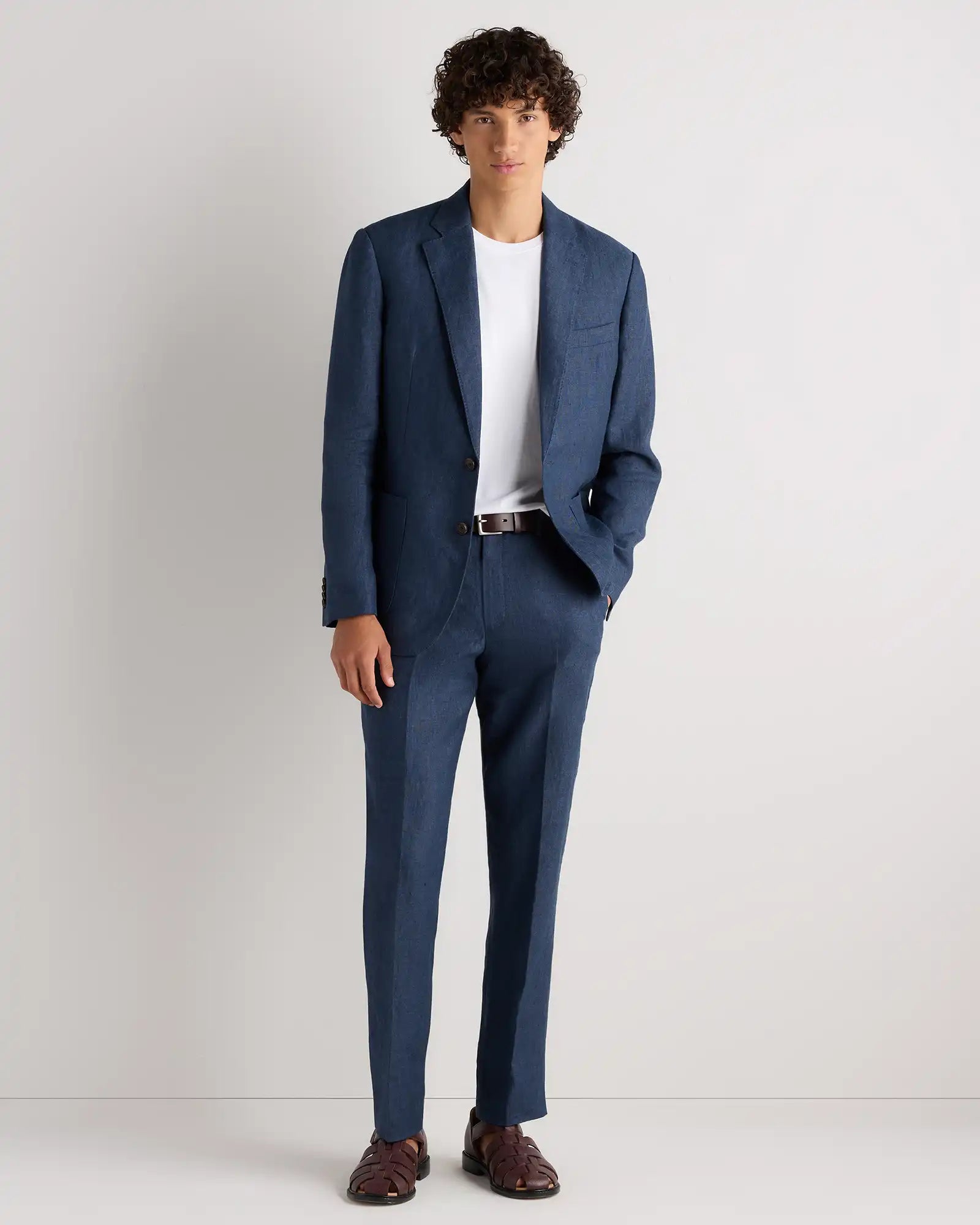 100% European Linen Tailored Blazer