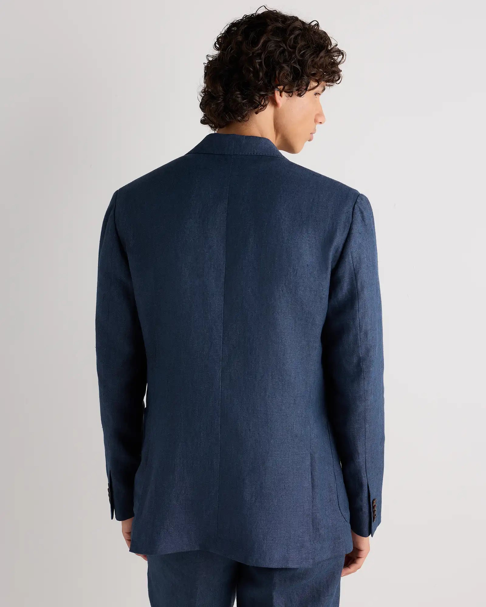 100% European Linen Tailored Blazer