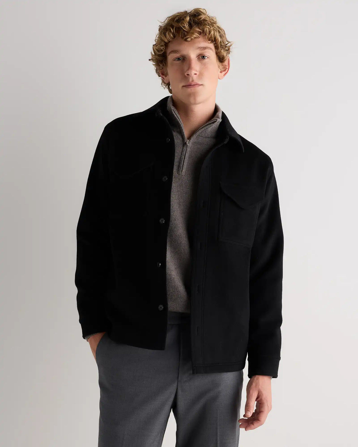 Wool Cashmere Overshirt