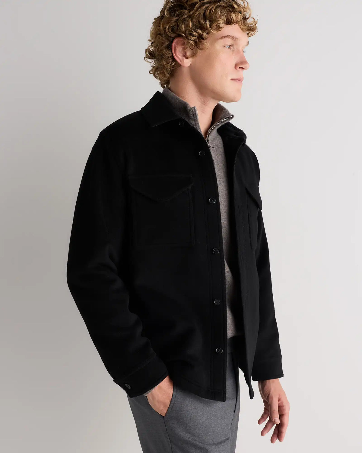 Wool Cashmere Overshirt