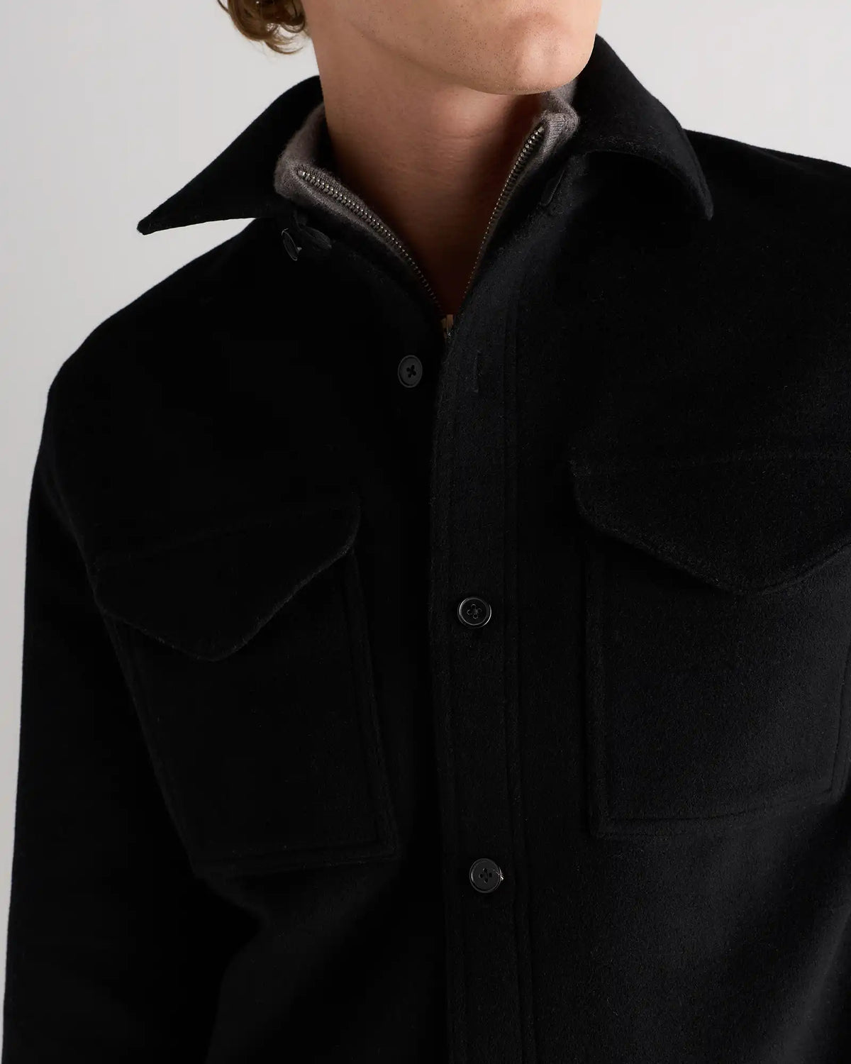 Wool Cashmere Overshirt