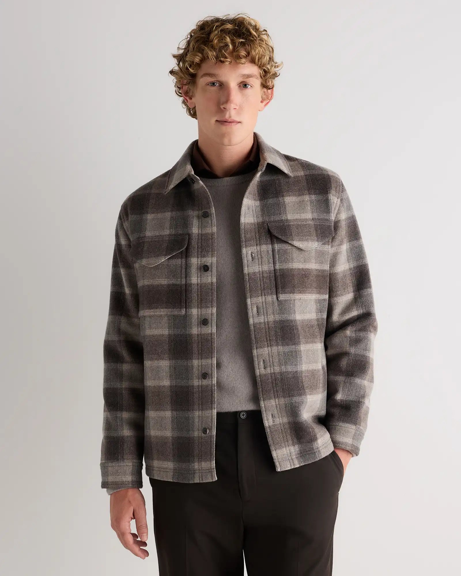 Wool Cashmere Overshirt