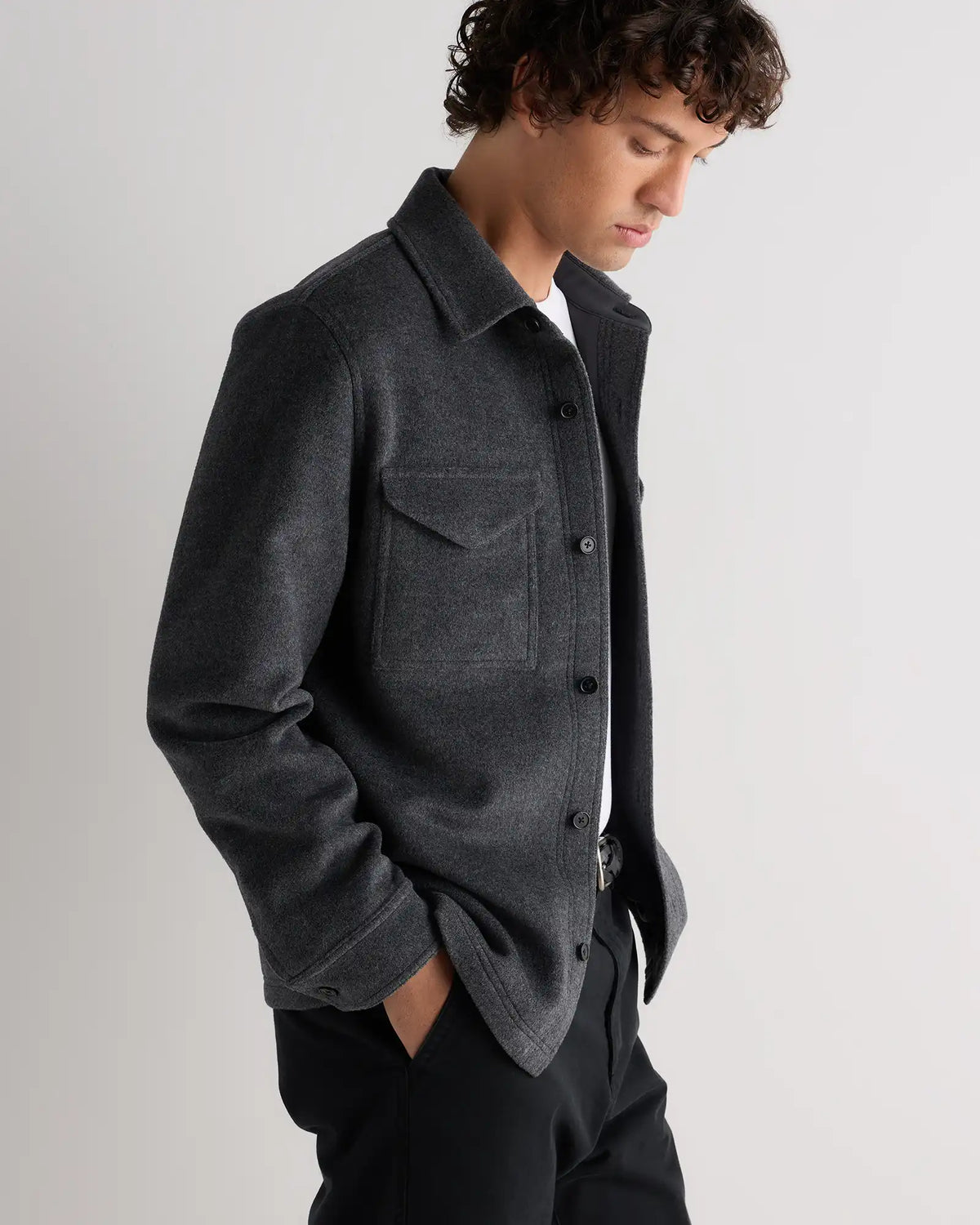 Wool Cashmere Overshirt