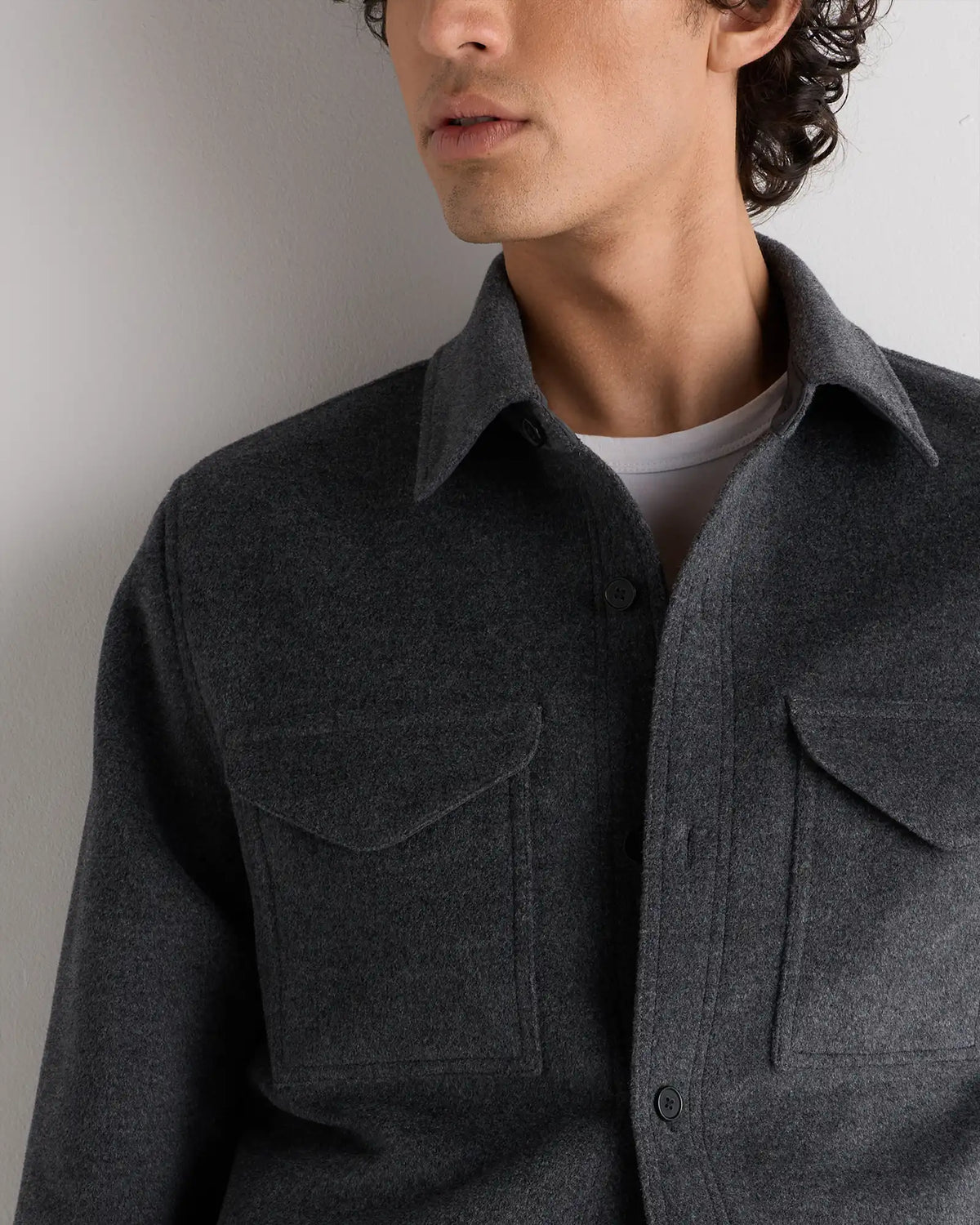 Wool Cashmere Overshirt