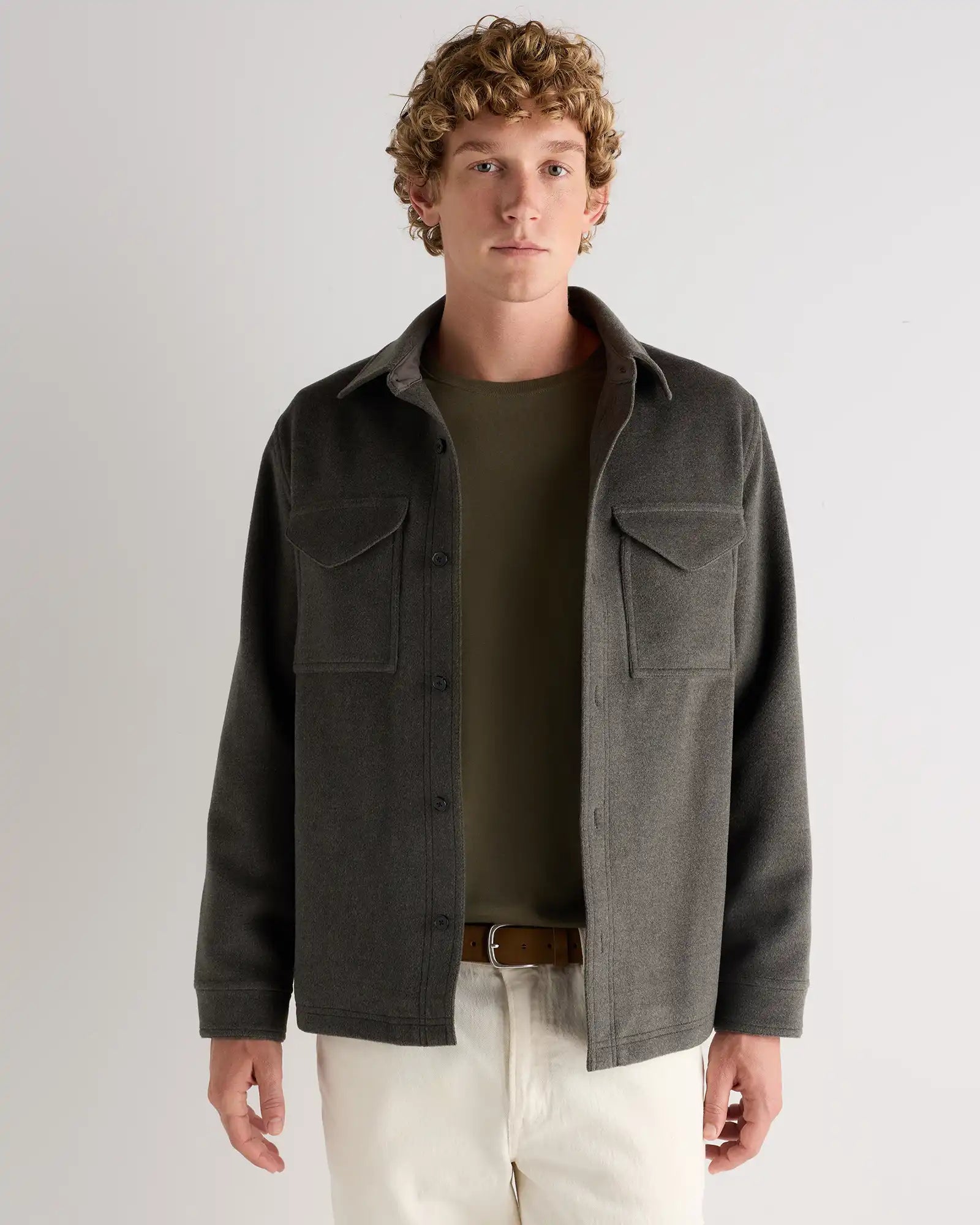 Wool Cashmere Overshirt