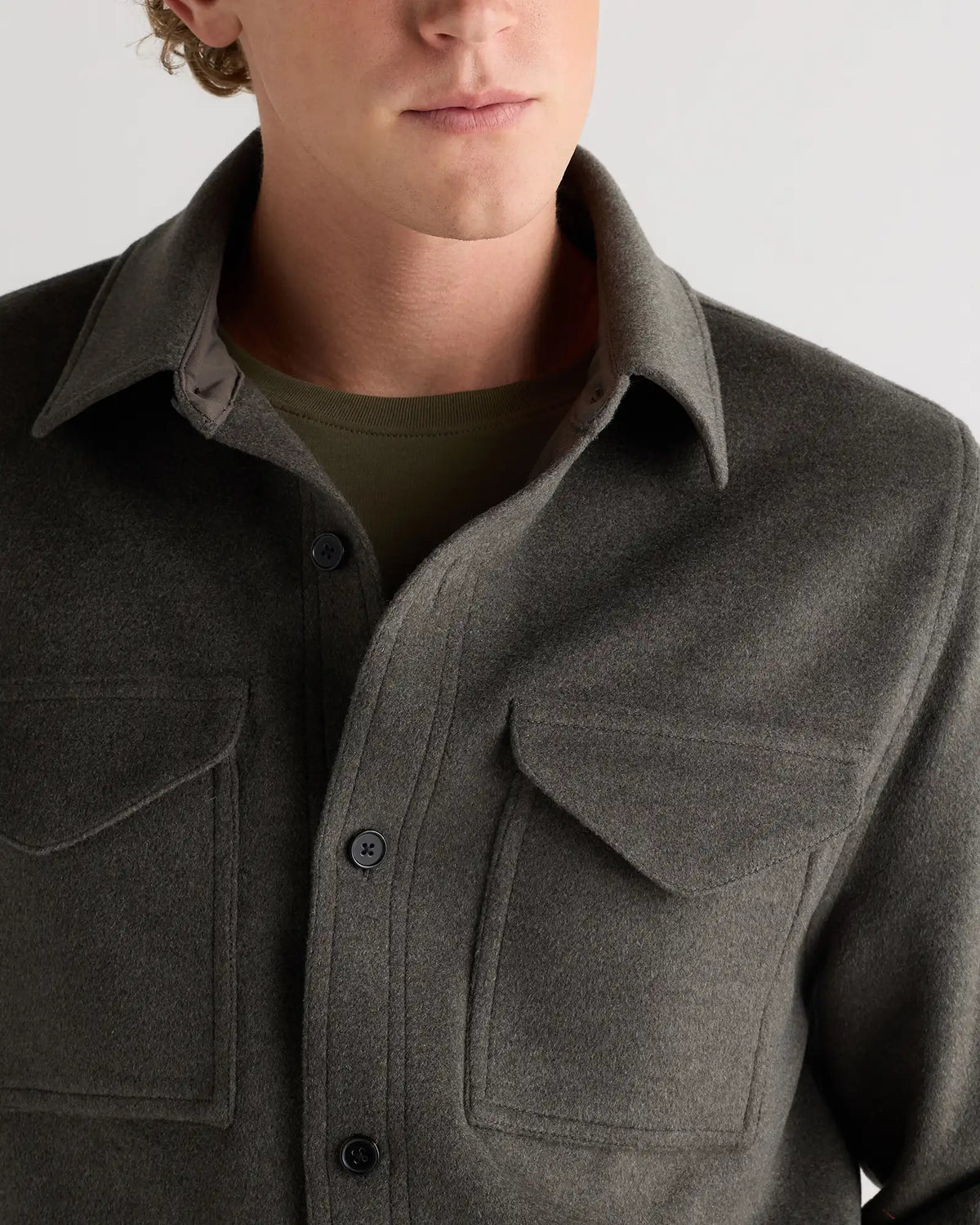 Wool Cashmere Overshirt