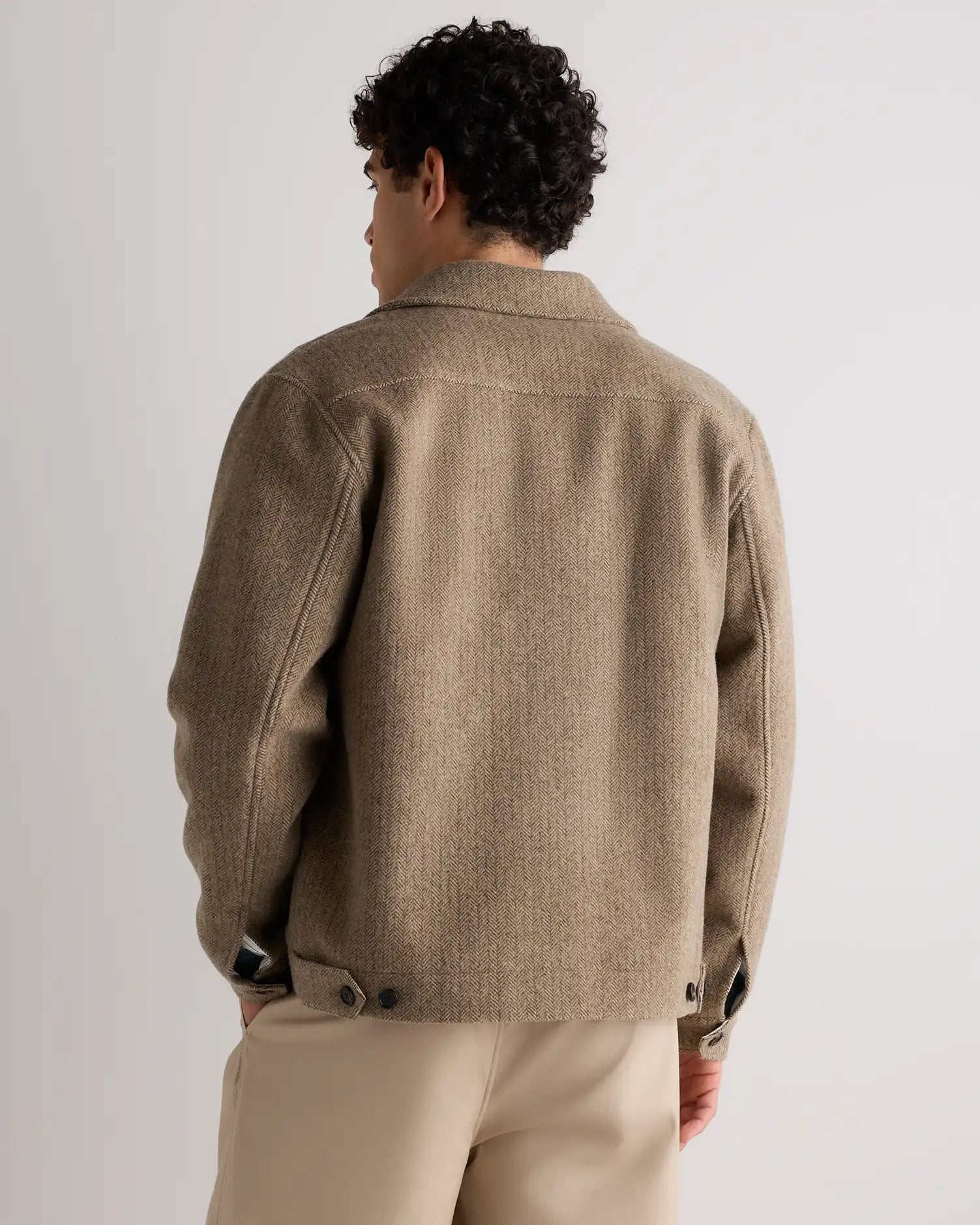 Wool Cashmere Harrington Jacket
