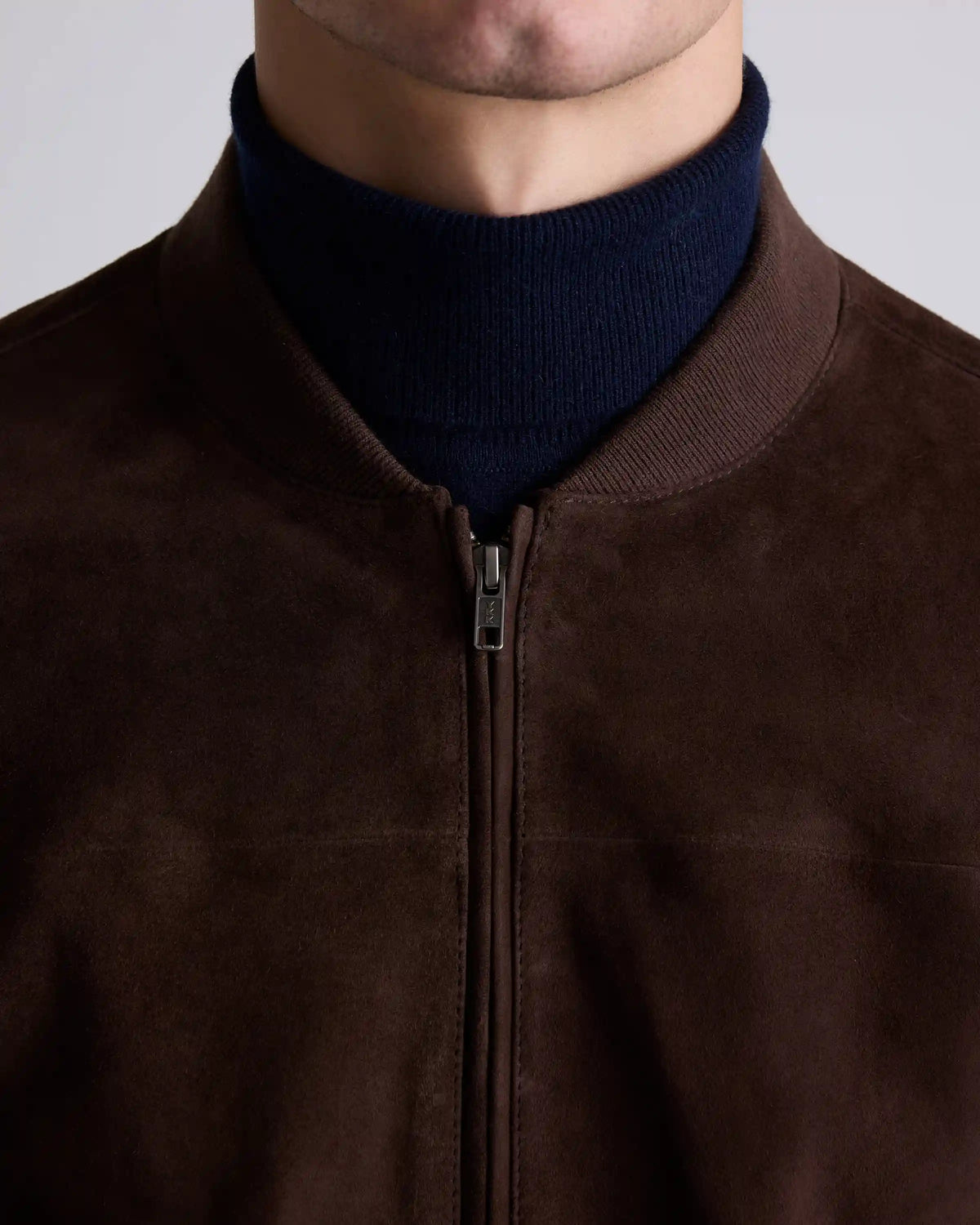100% Suede Bomber Jacket