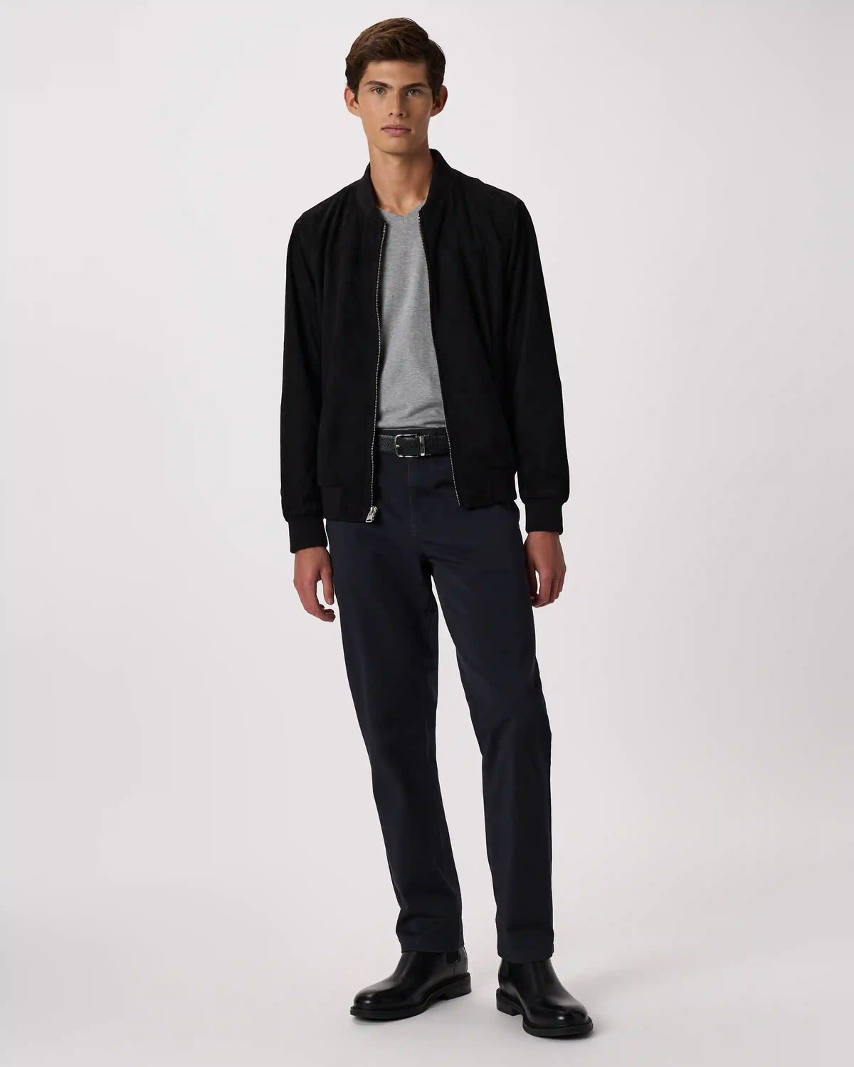 100% Suede Bomber Jacket