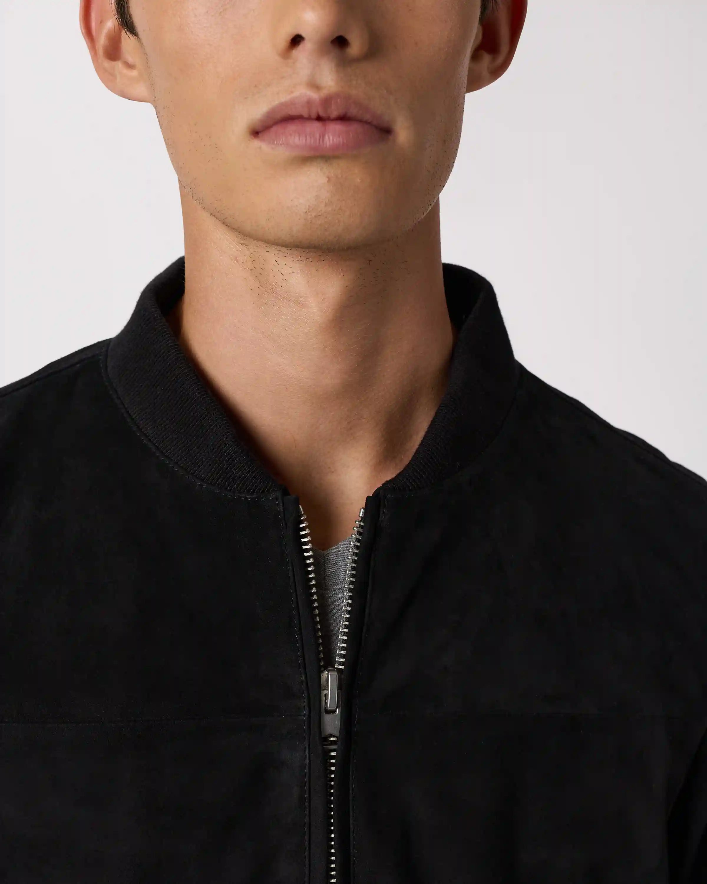 100% Suede Bomber Jacket