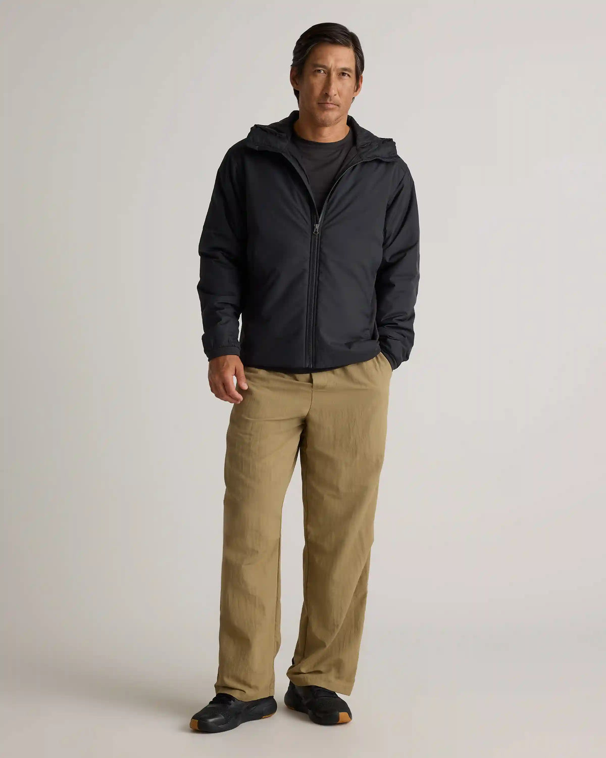 Hybrid Insulated Lightweight Hooded Jacket