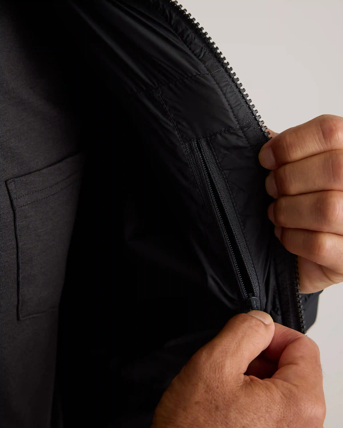 Hybrid Insulated Lightweight Hooded Jacket